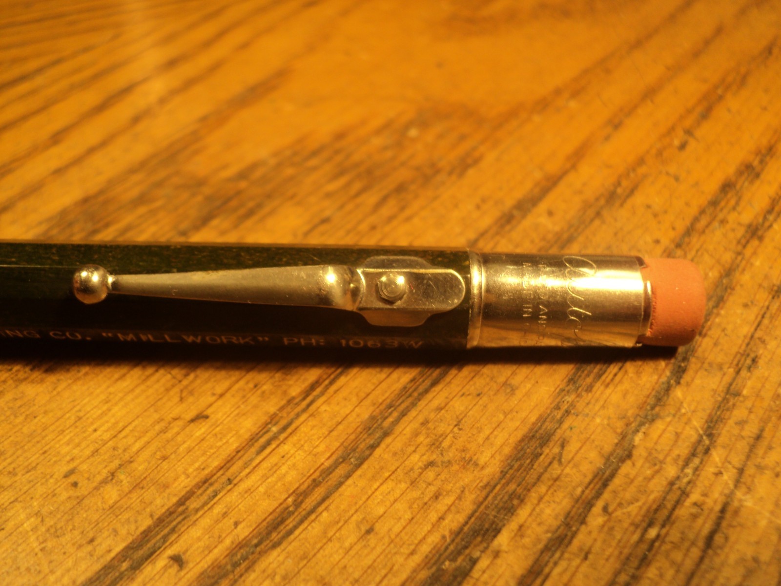 Vintage Autopoint Mechanical Pencil Sheboygan Woodworking Co 5-5/8″ Long USA
