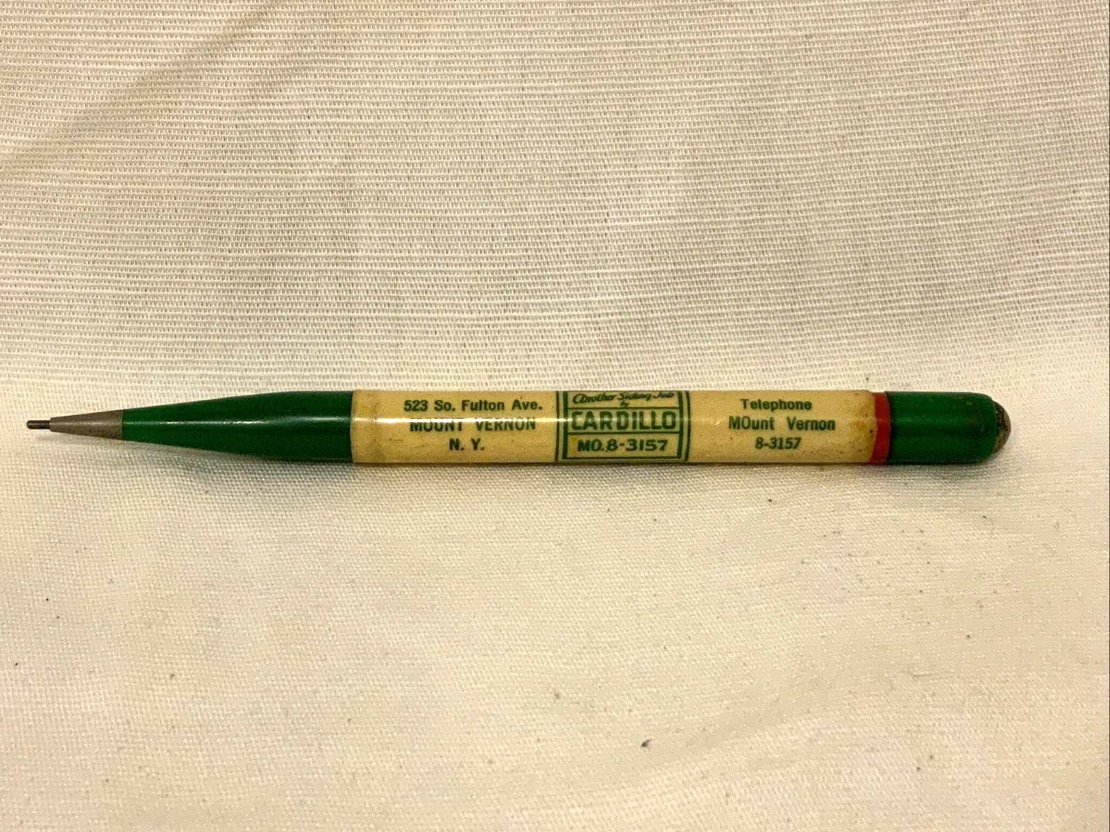 Cardillo Roofing & Siding Co. Mt. Vernon NY Vintage Mechanical Pencil