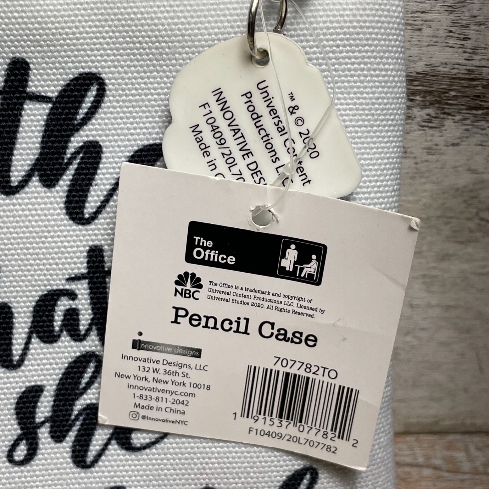 Lot of 2 The Office Pencil Case 7.5×5″, 4 Mechanical Pencils 0.7 mm Lead New