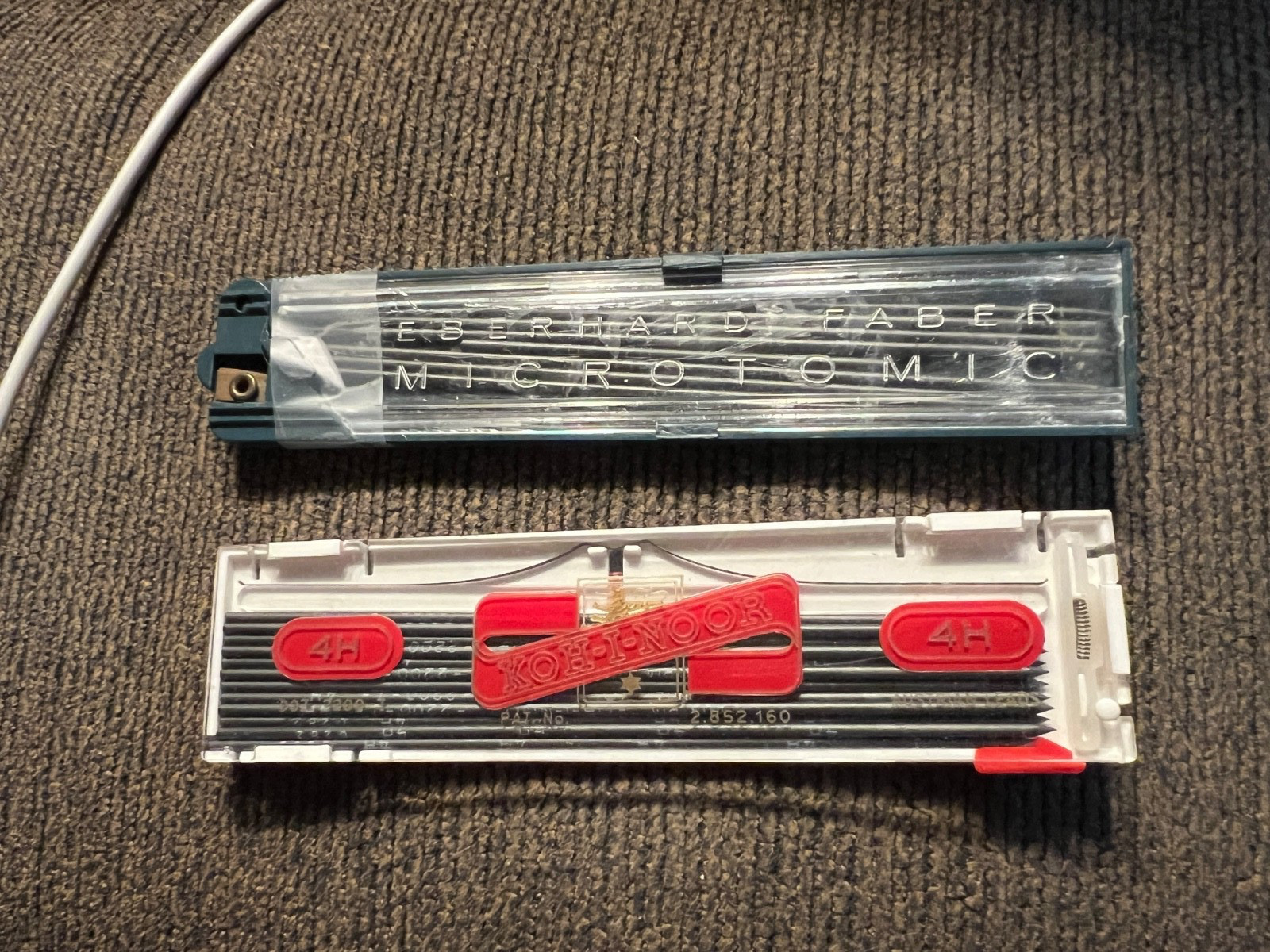 12 -Koh-I-Noor “Ejectomatic” 4H & 7 -EBERHARD FABER MICROTONIC LEADS
