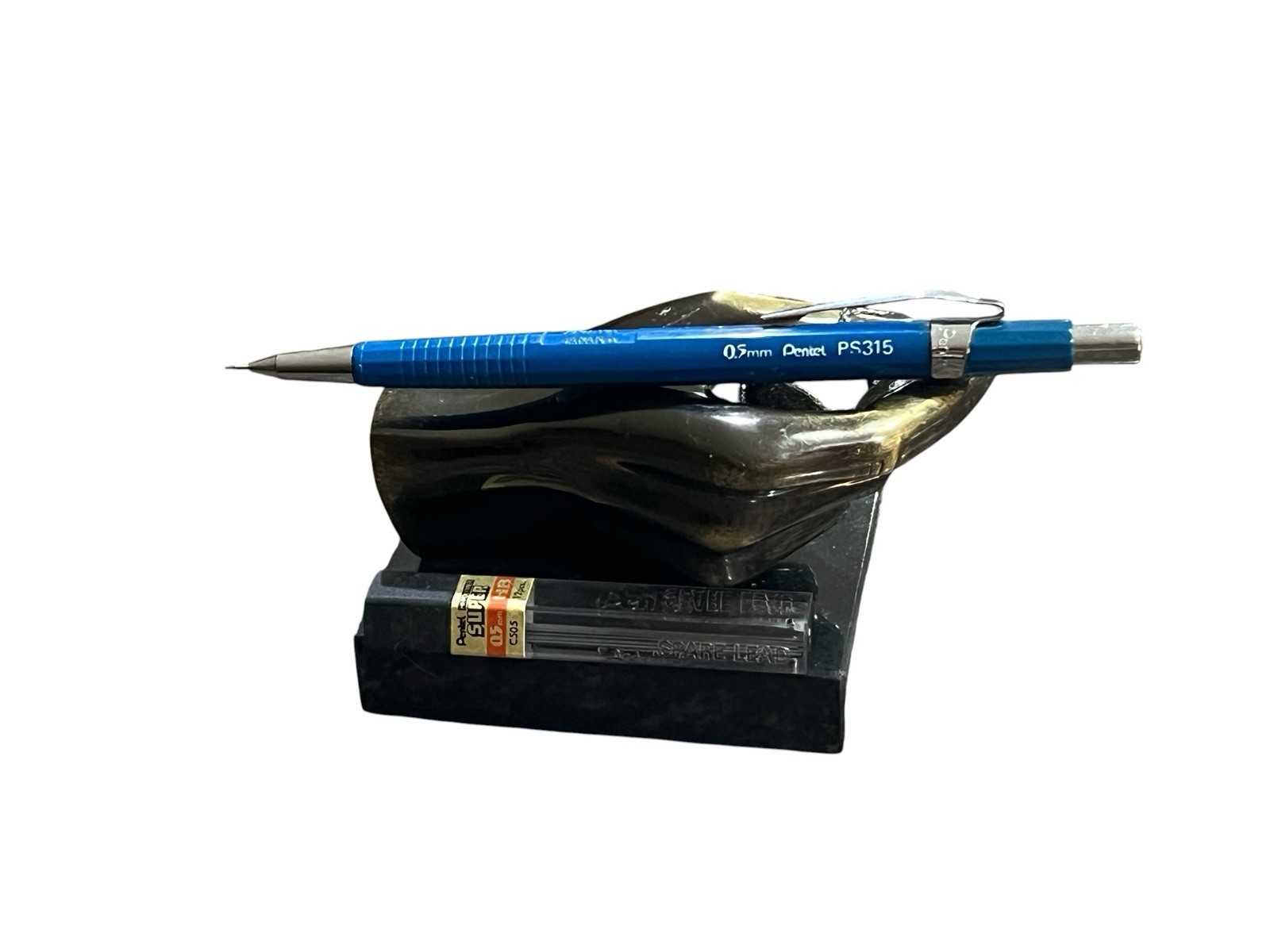 Vintage Pentel PS315 Blue Mechanical Pencil 0.5mm Extra Lead
