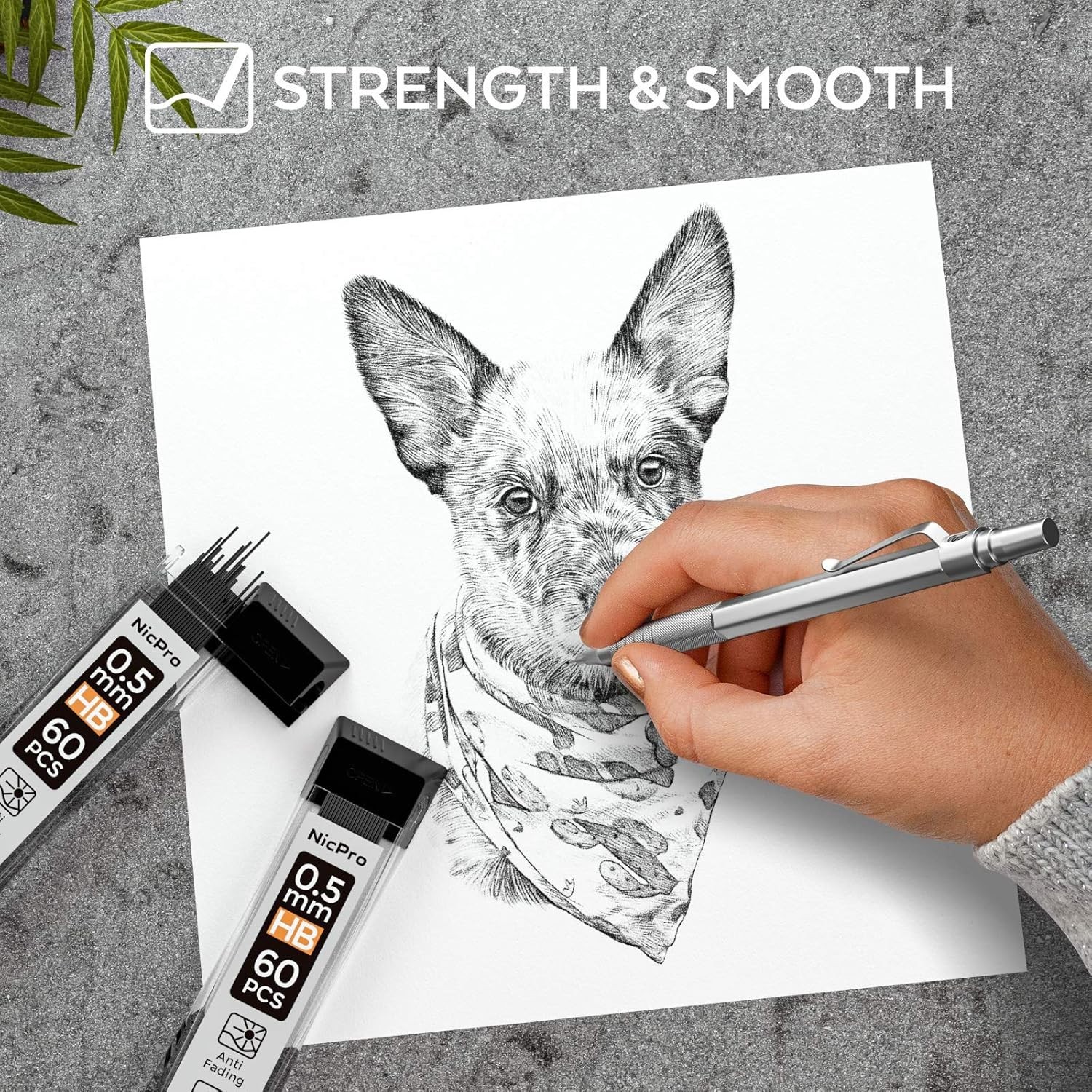 10 Tubes of 0.5mm HB Lead Refills for Mechanical Pencils – Smooth Writing