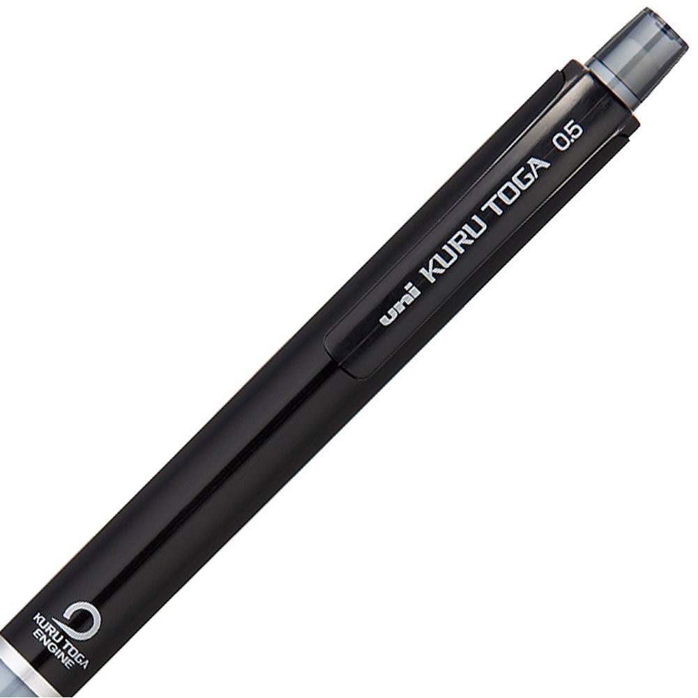 Uni Kurutoga 0.5mm Standard Mechanical Pencil Black Body M54501P.24