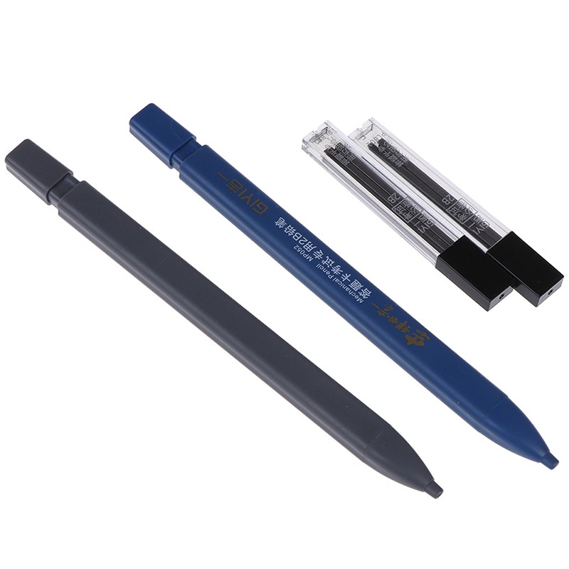 2B Lead Holder Exam Mechanical Pencil With 6PCs Lead Refill Set Student SuppC-cx