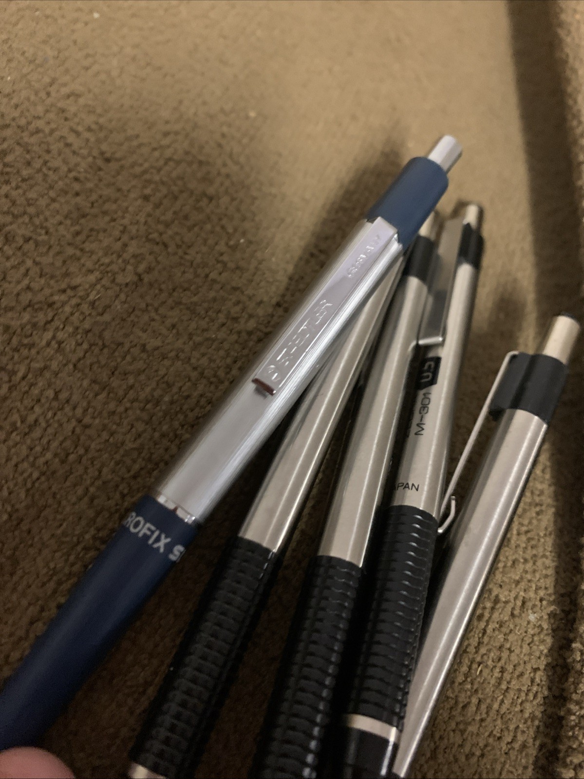 Lot Of 5Vintage Zebra M 301 mechanical pencil 1980 0.5mm Staedtler Microfix SL