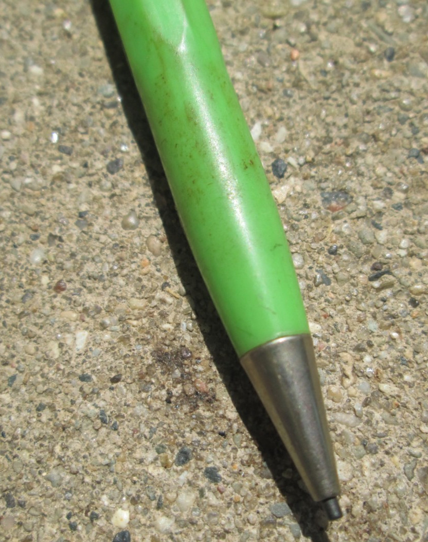 Vintage Scripto USA 029 Bright Light Green Mechanical Pencil for Parts or Repair