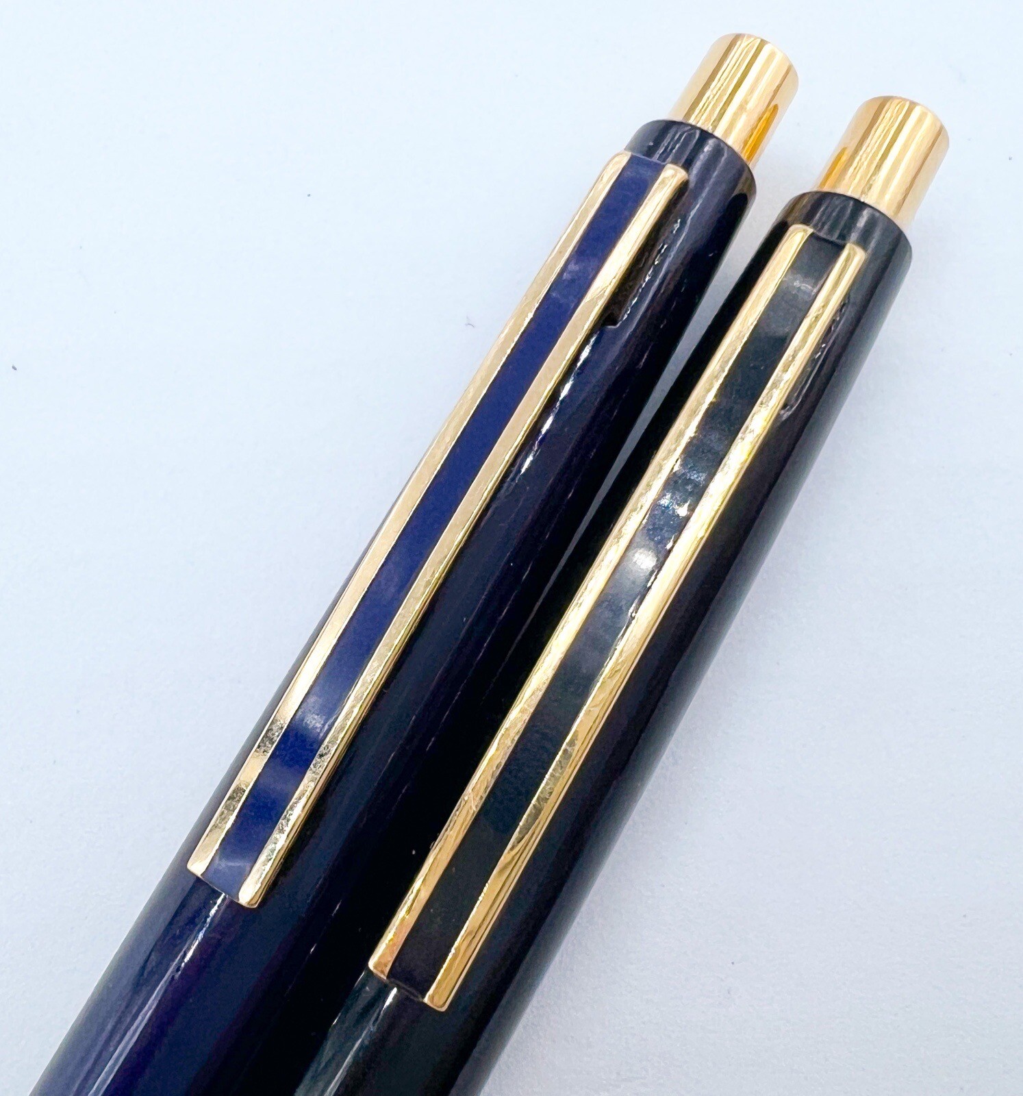 Sailor 2pcs Full Metal Mechanical Pencil Sliding Sleeve Dark Blue & Black
