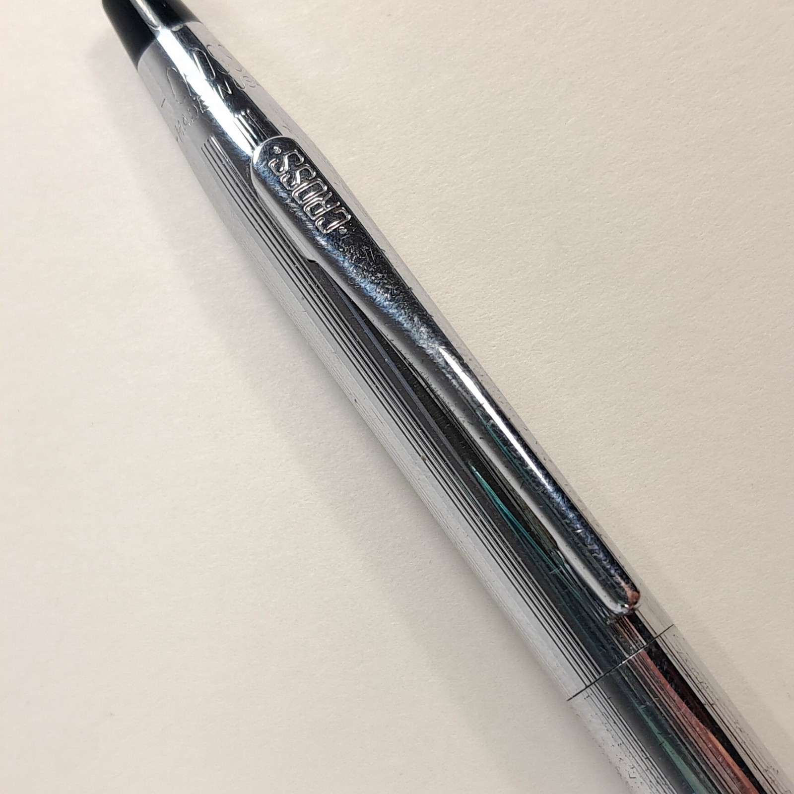 Vintage Cross Classic Century Lustrous Chrome Micro-Knurl Mechanical Pencil USA