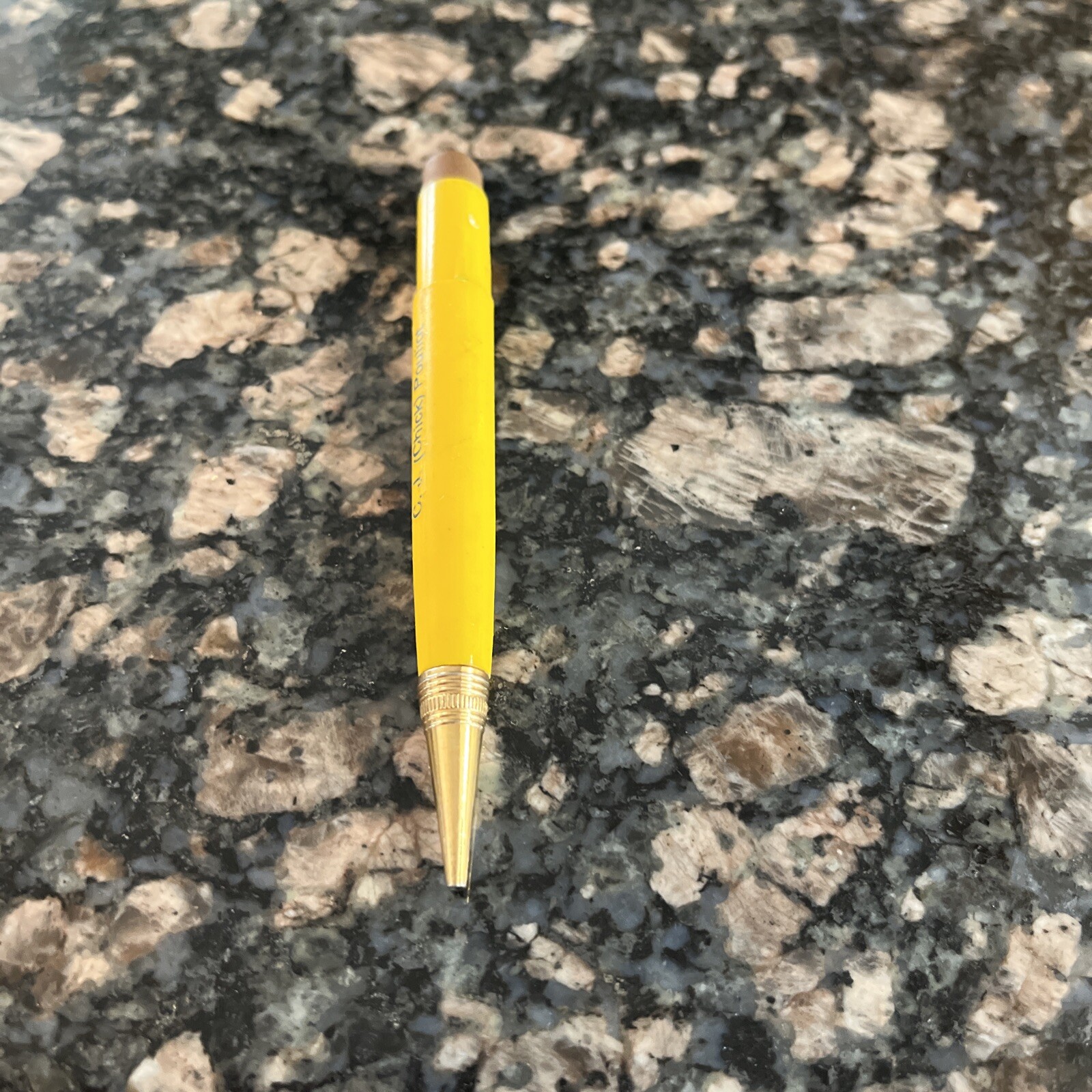 Vintage Mini Mechanical Pencil Advertising Calf Ween -C.J. (Chick) Pouliot
