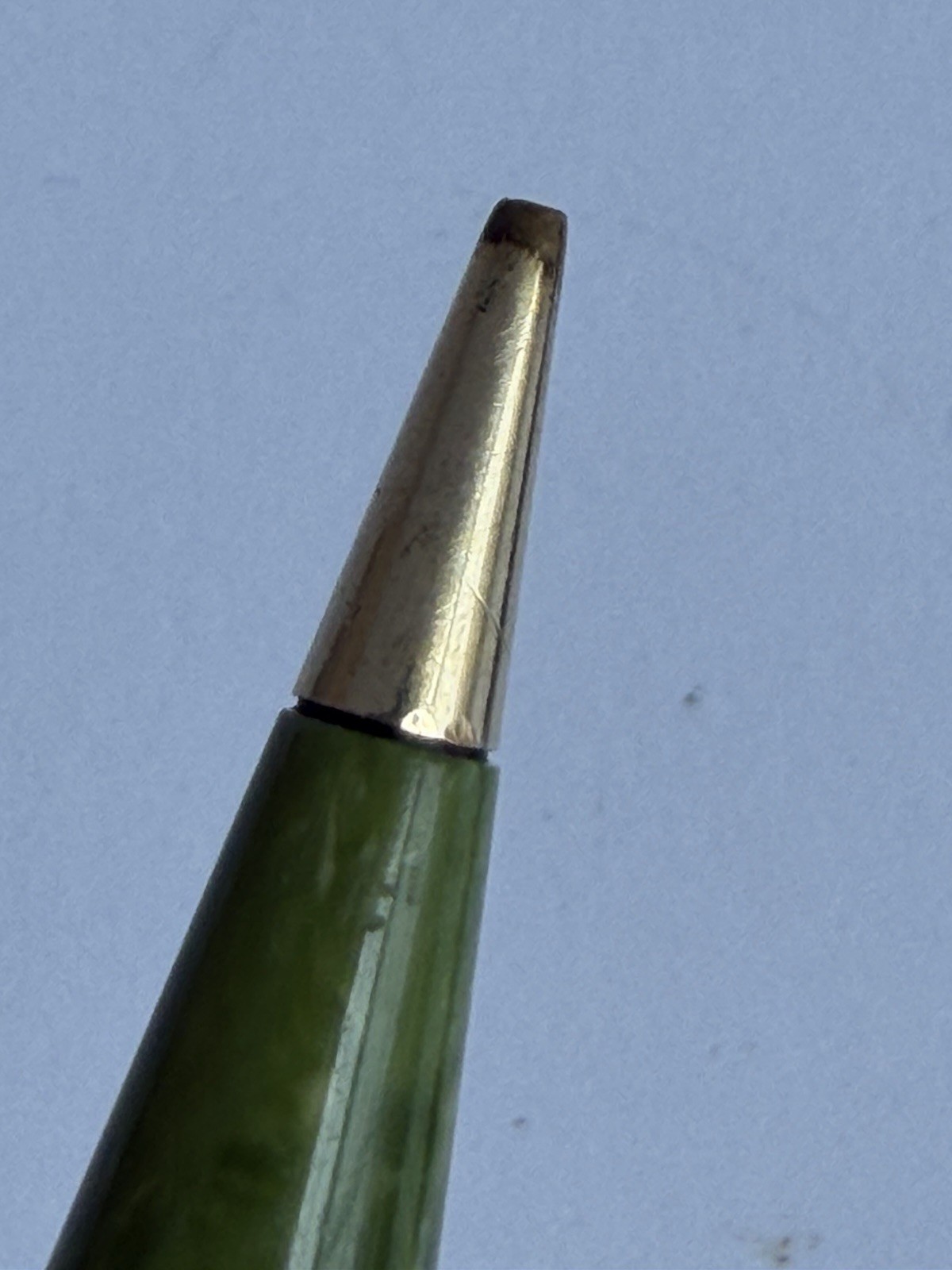 ATQ VTG 1920’s Sheaffer’s Lifetime Gold Filled Marbled Green Mechanical Pencil