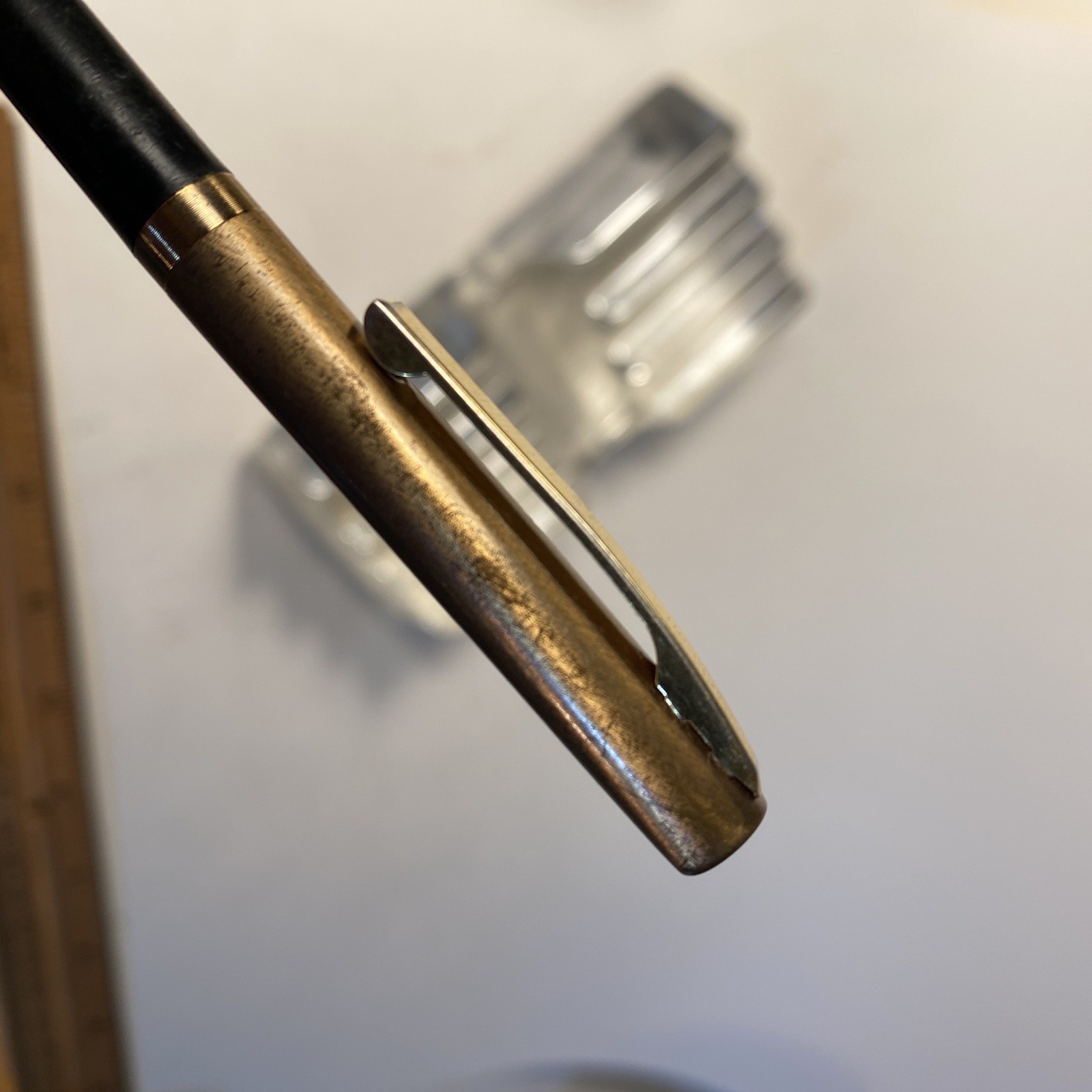 Vintage Rocket Mechanical Pencil Black & Gold