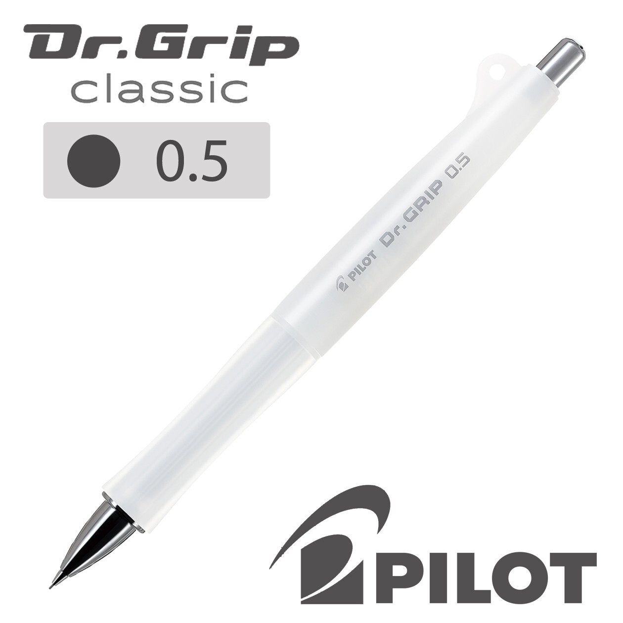 PILOT Dr. Grip Classic Ergonomical Design Mechanical Pencil 0.5mm Made in Japan