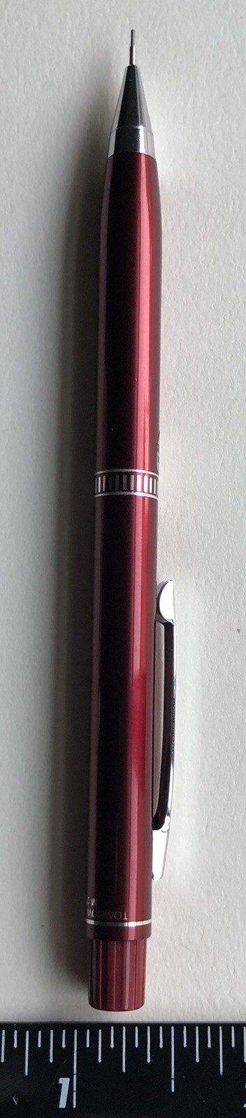 Vintage TOMBOW 500 M22 Mechanical Pencil .5mm Lead Sticker NOS Red Metal Japan