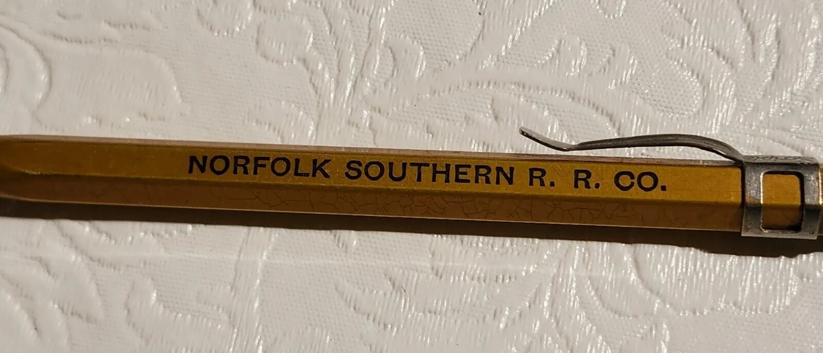 Antique Scripto Mechanical 4-47 Pencil Norfolk Southern R. R. Co.