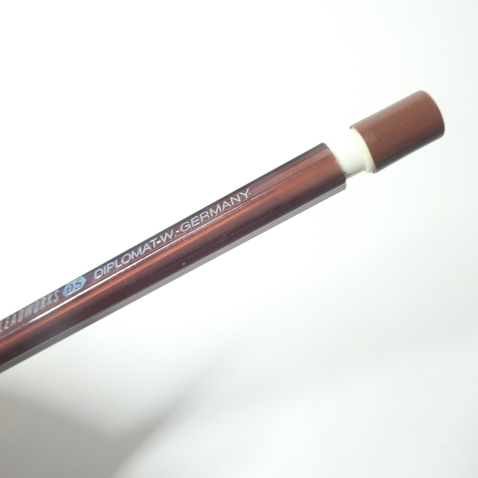 Diplomat Leadworks 0.5mm W. Germany Mechanical Pencil Vintage Brown
