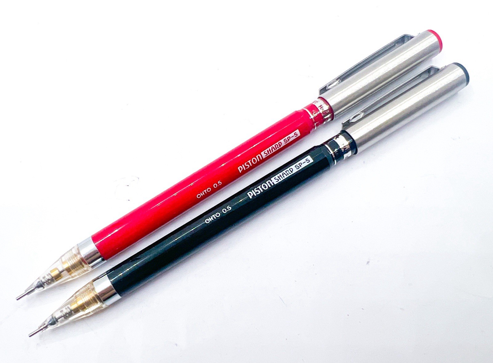 NOS OHTO Piston Sp-5 2pcs Mechanical pencil Lead retractive by push