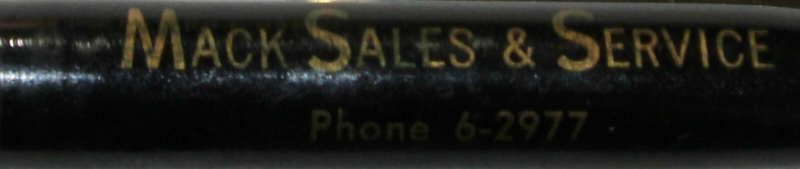Vintage MACK SALES & SERVICE 5 Digit Phone Number Ritepoint MECHANICAL PENCIL W1