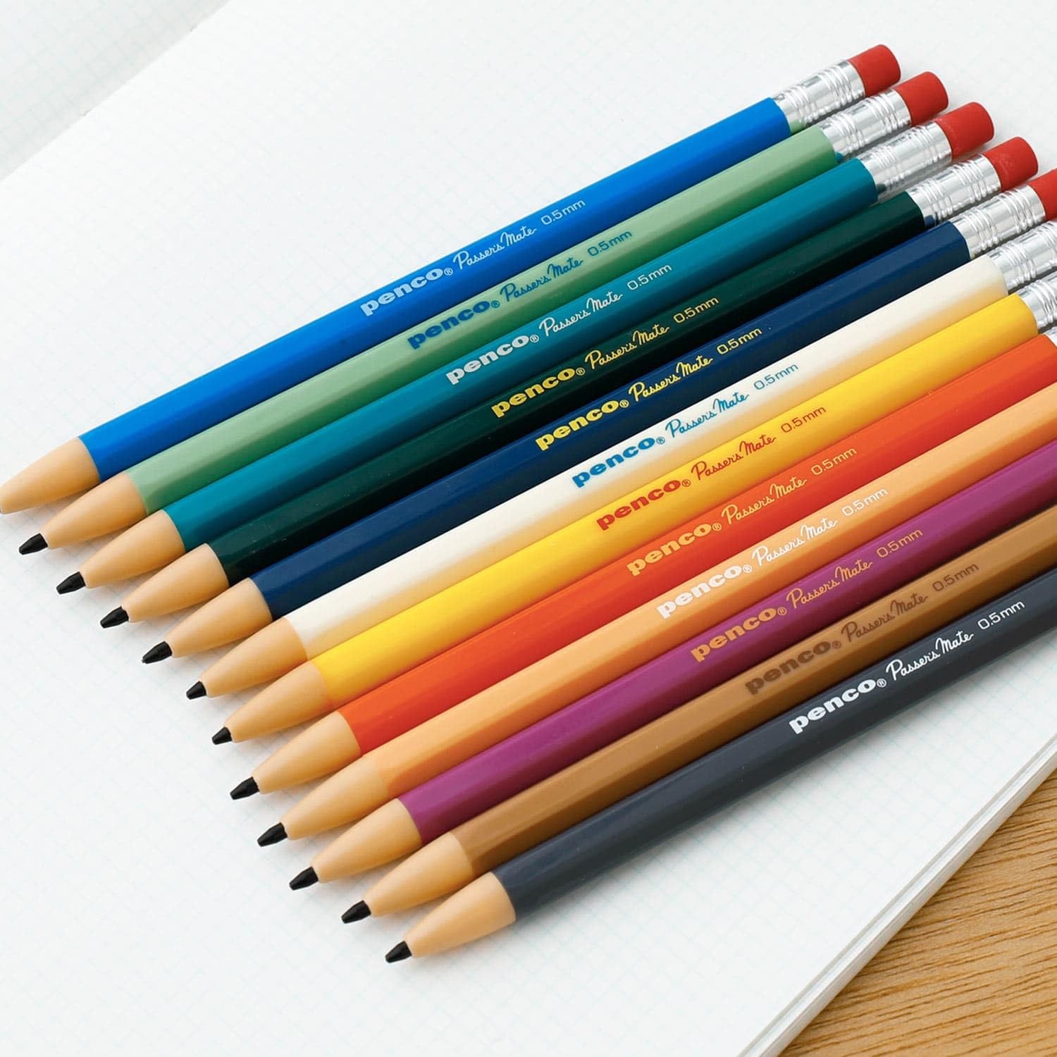 Penco Passers Mate Mechanical Pencil, Cobalt Blue