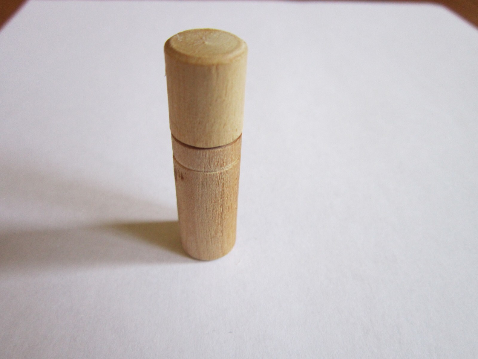 Vintage Wood Case for Small Lead for pencils 1 5/8″ tall holder tube FREE SHIP