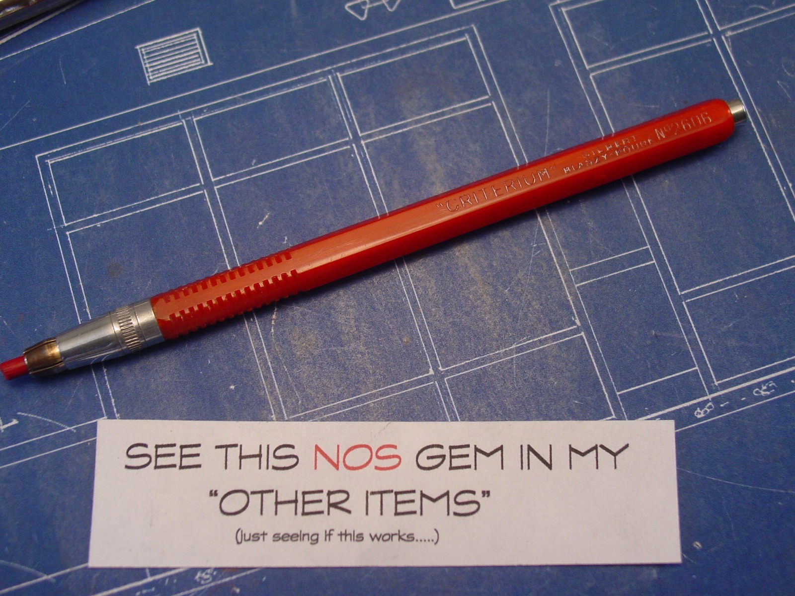 Vintage /Antique EAGLE 3860 NOS Mechanical Drafting Tool Leadholder Pencil