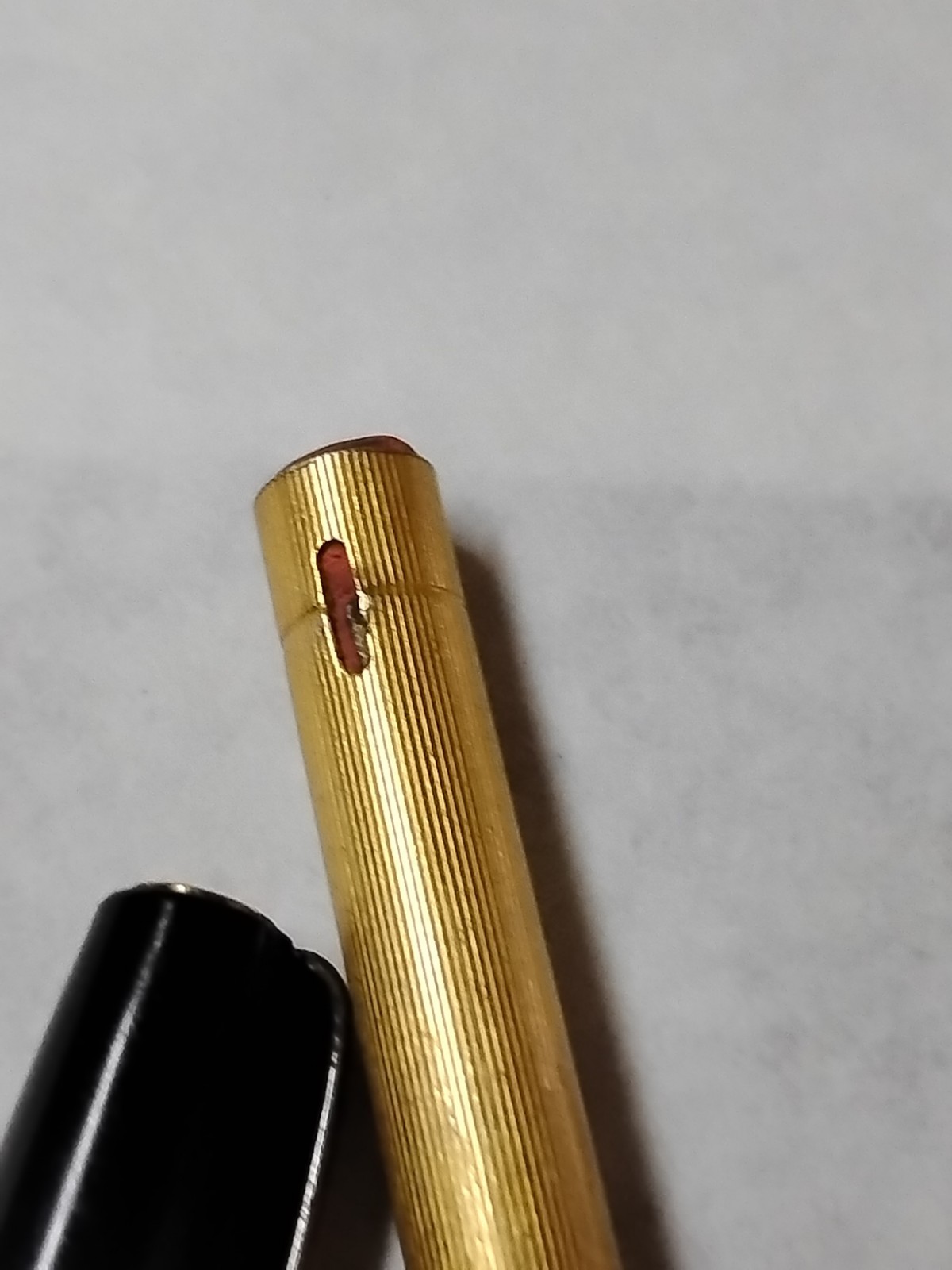 VTG Waterman Mechanical Pencil Black & Gold Parts Only Mid-Century USA #Q6