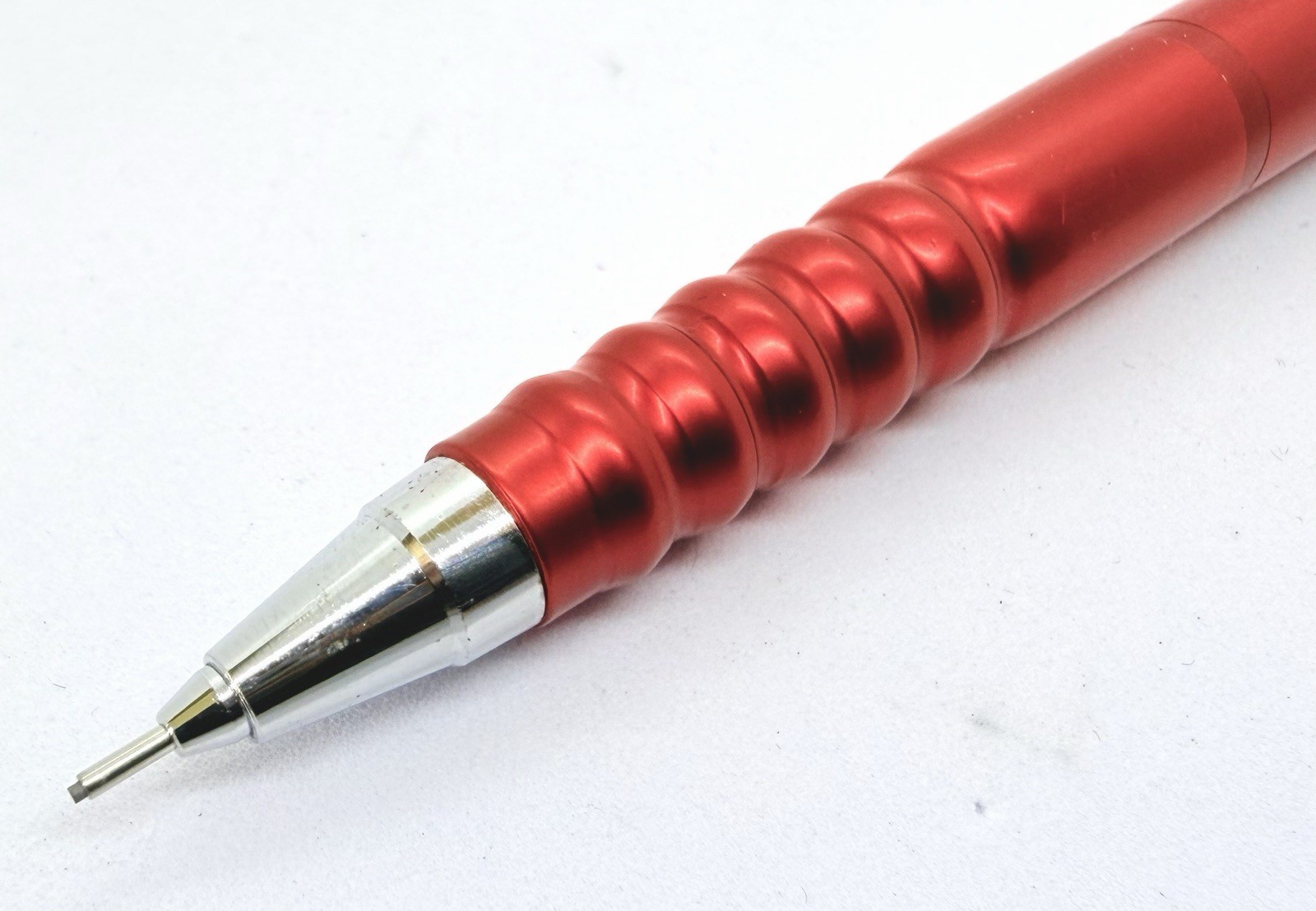 NOS Rotring 502 180 Red Tikky Metallic Metal Double Push mechanical pencil Box