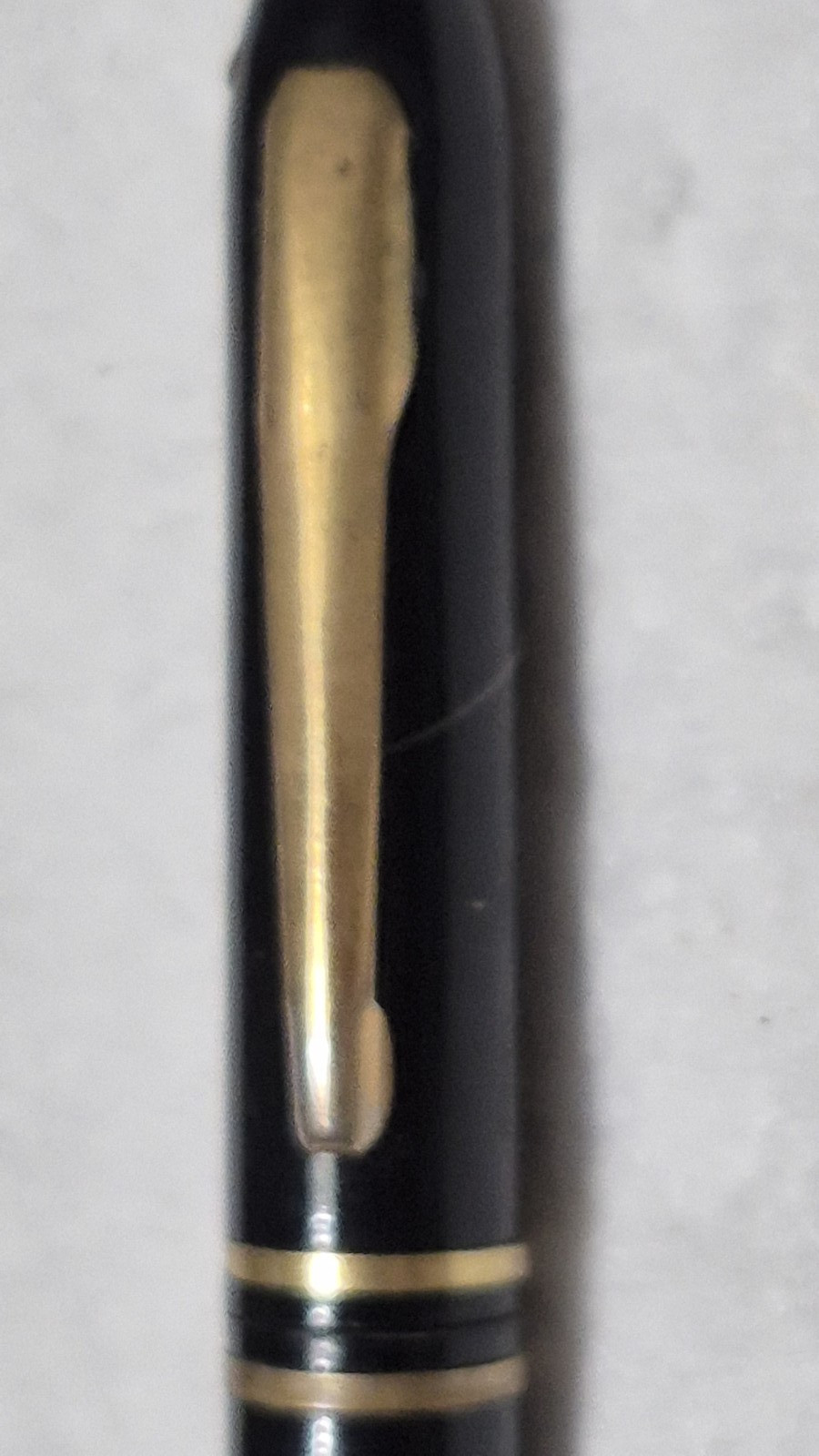 “Midway Fishing Tool Co.” Black/Polished Brass Trim Working Mech Pencil