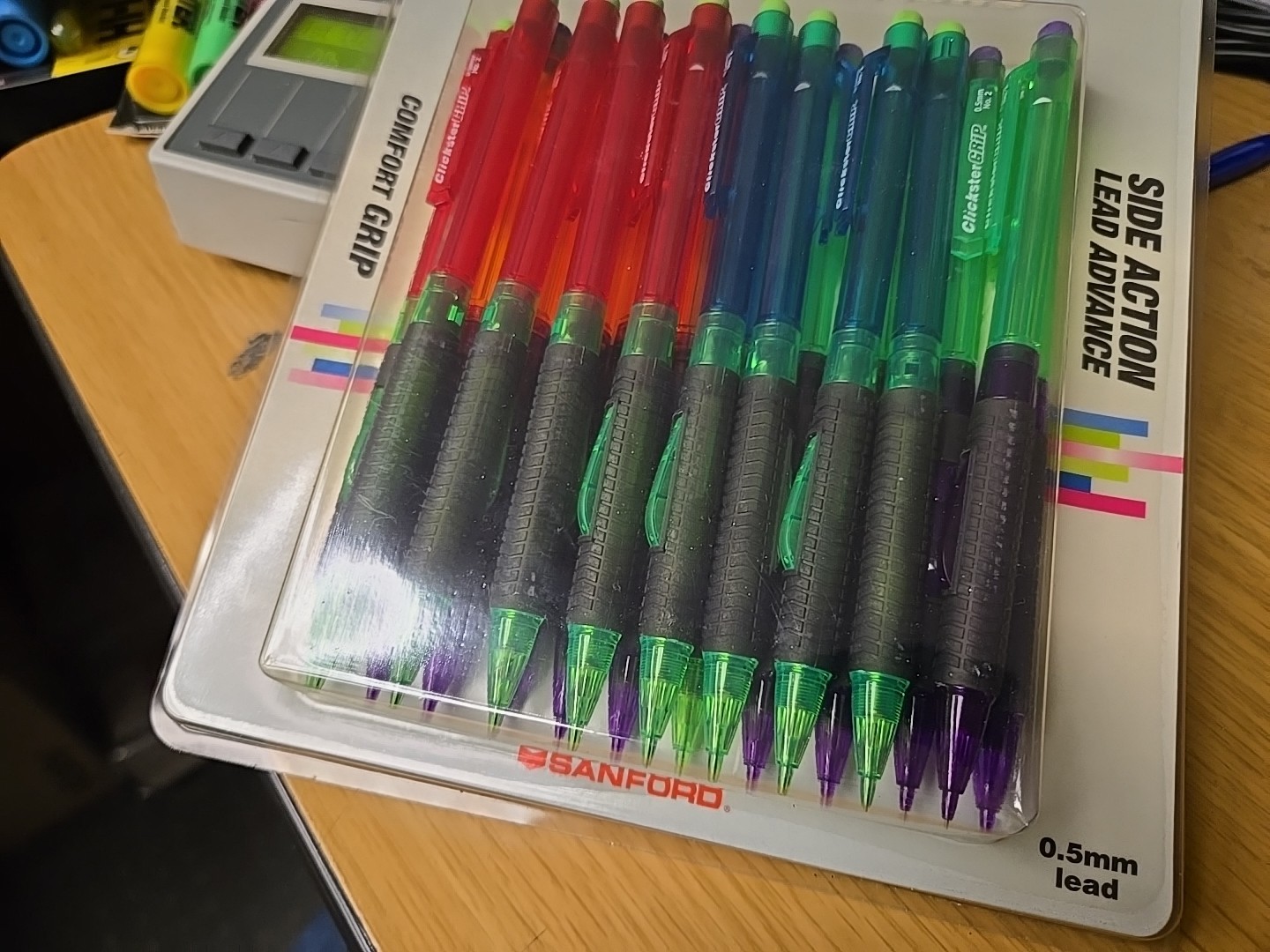 Sanford Clickster Comfort Grip Mechanical Pencil 0.5mm 20 Pk NEW #56942