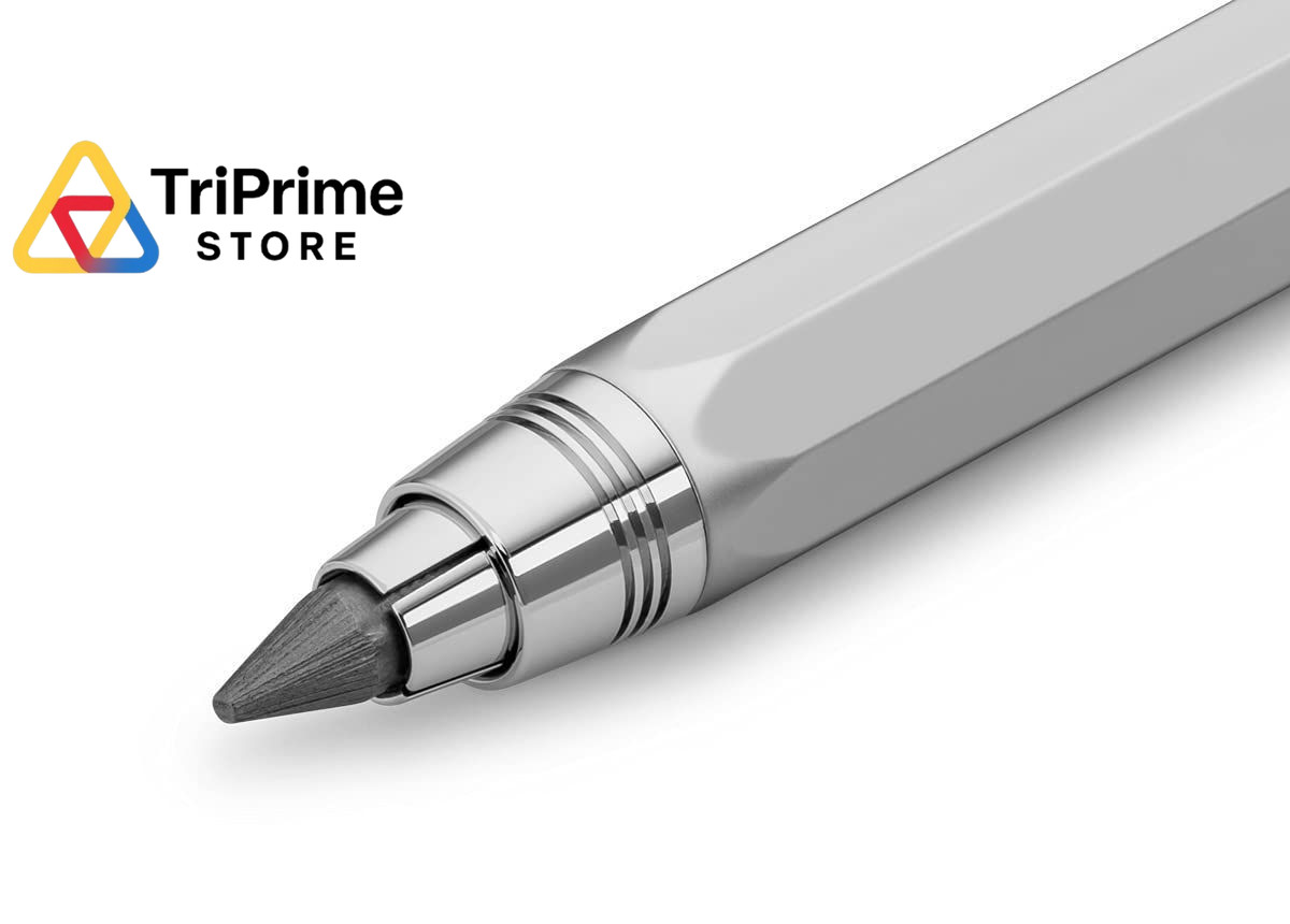 Kaweco SKETCH UP Clutch Pencil 5.6 mm 5B 1 Count (Pack of 1), Satin Chrome