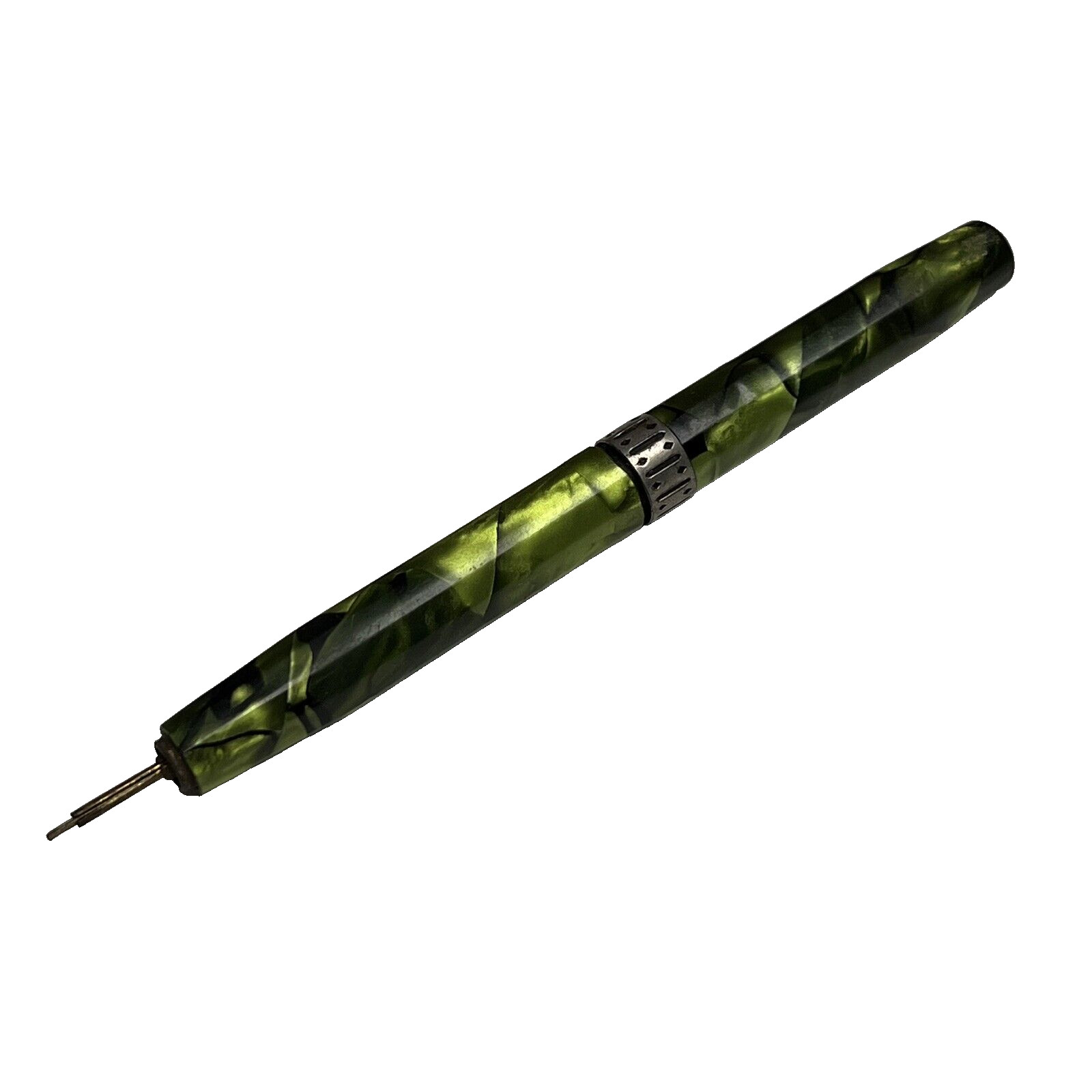 Kreko Mechanical Pencil Green Black Vintage for Parts Repair