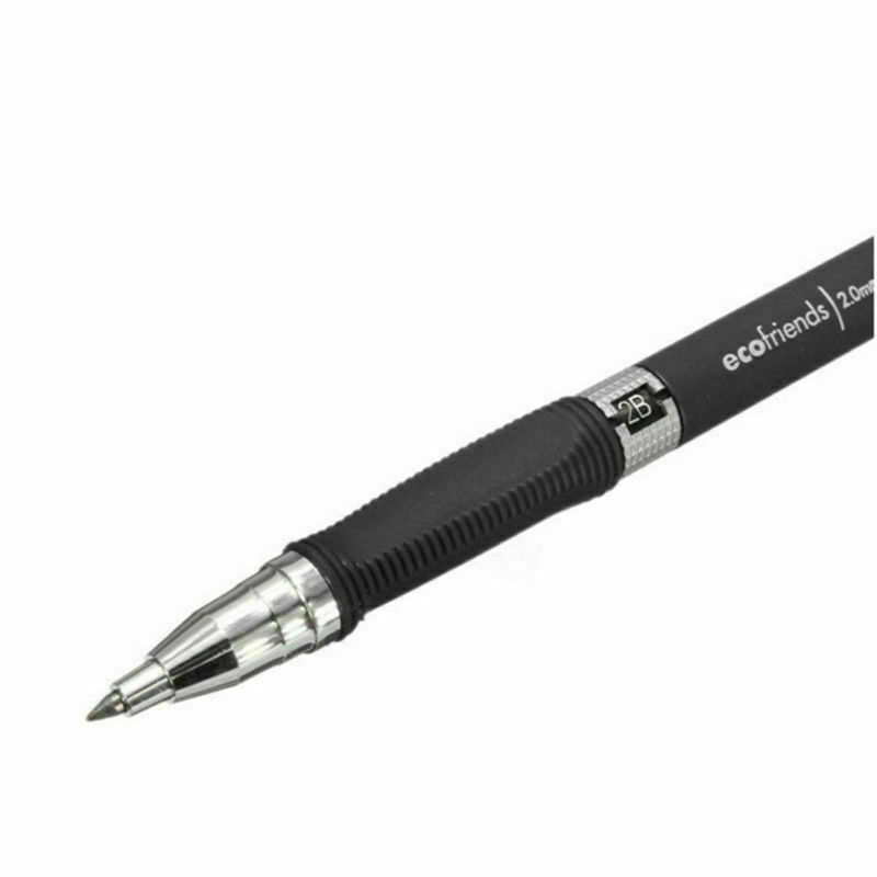 2mm 2B Lead Holder Pen Automatic Mechanical Drafting Drawing Pencil Stationery