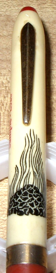 SALESMAN SAMPLE MECHANICAL ADVERTISING PENCIL, NO. L320, NORMANDY FUEL CO.