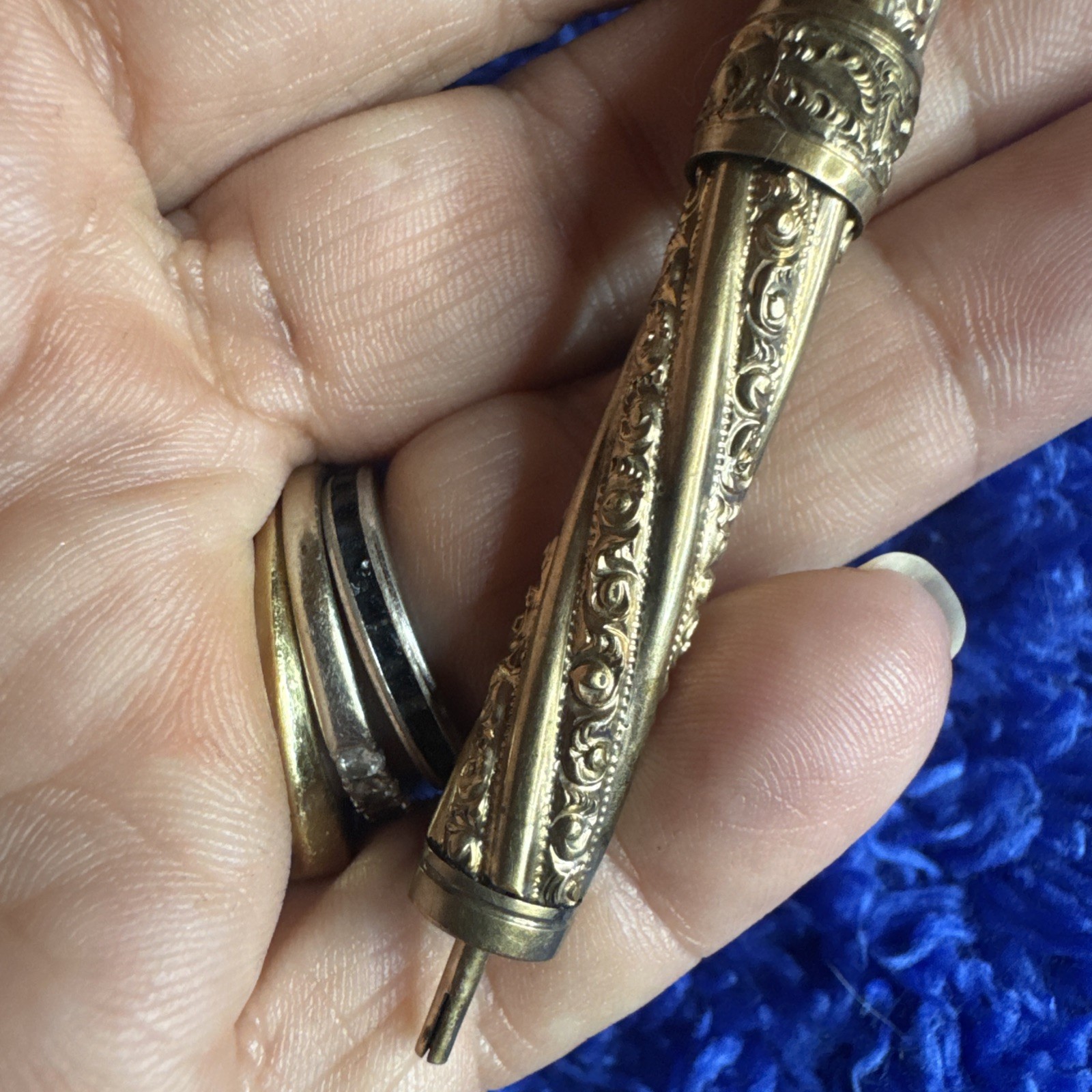 Victorian Era Propelling Pencil 1850s-1920s Designed To Be Carried On A Watch