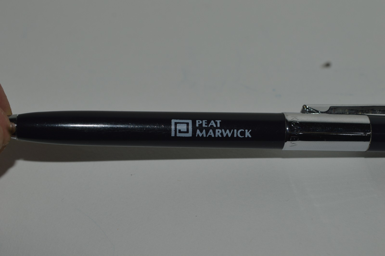 SCRIPTO P369 Mechanical Pencil .9mm Peat Marwick Promo Korea 1970s New Old Stock