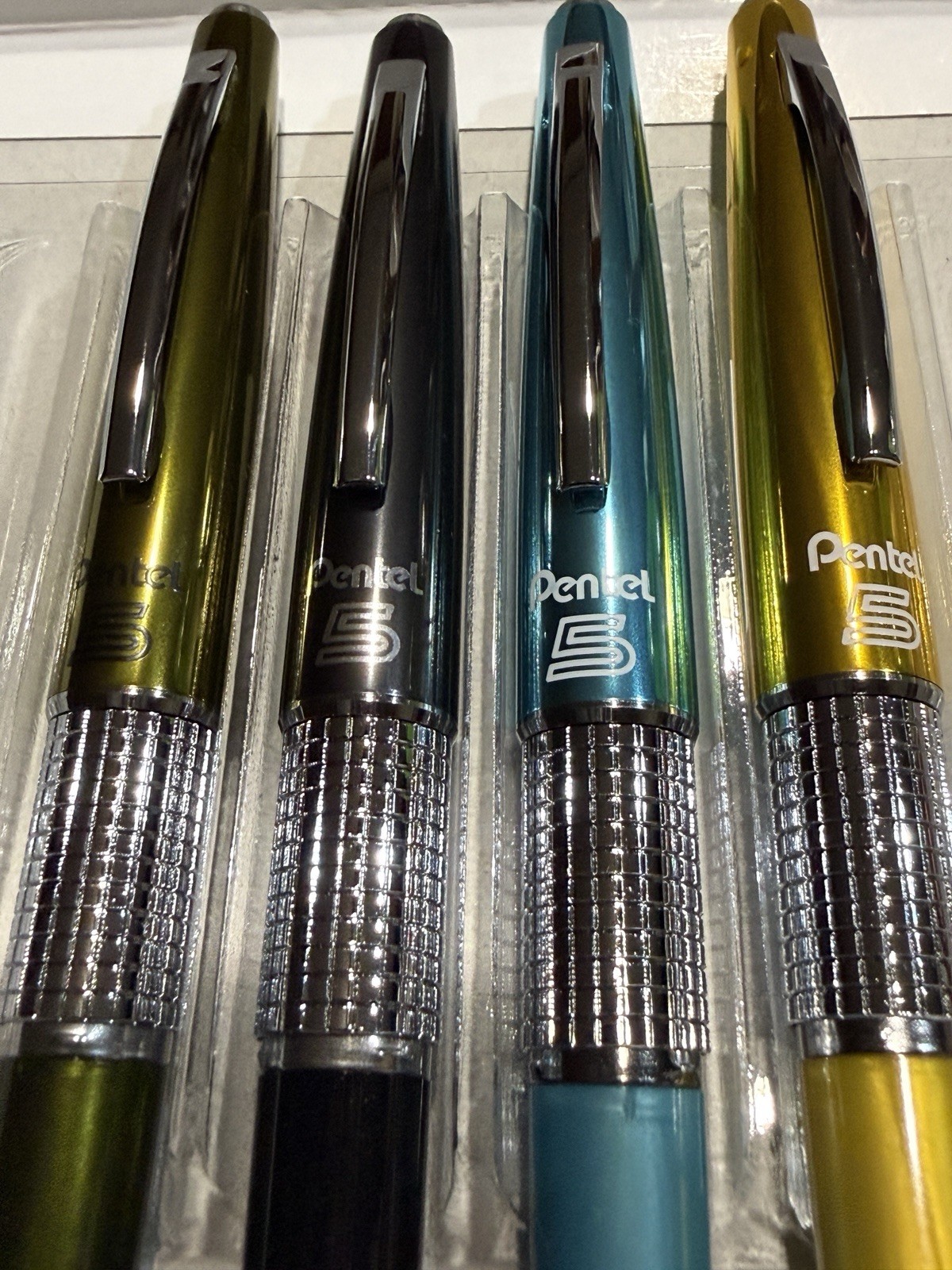 Pentel Mechanical Pencil Kerry 0.5mm Set of 4 P1035 Japan Limited Colors New