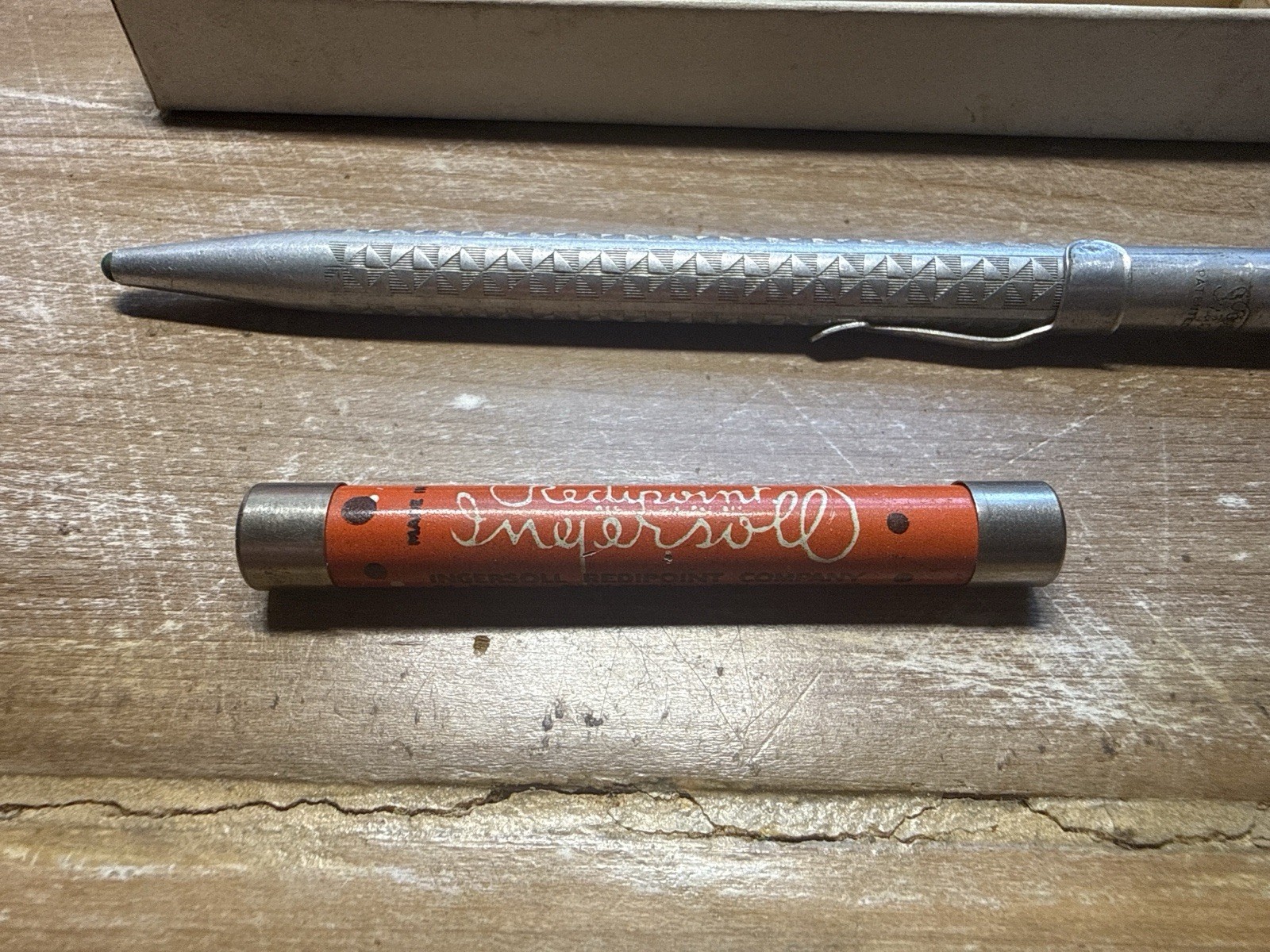 Vintage Ingersoll Redipoint No. 81 Checking Pencil Set w/ Box & Lead Tube