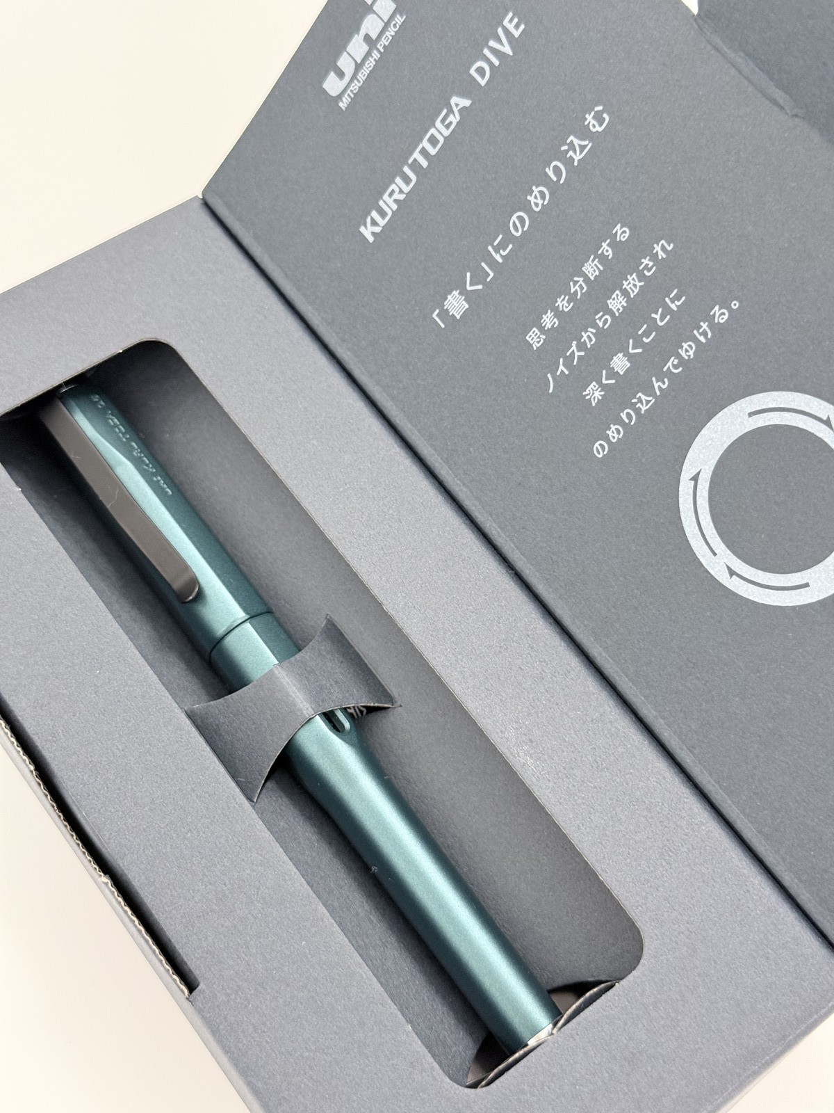 Uni Kuru Toga Dive 0.5mm Mechanical Pencil M5-5000 Dense Green Mitsubishi NEW