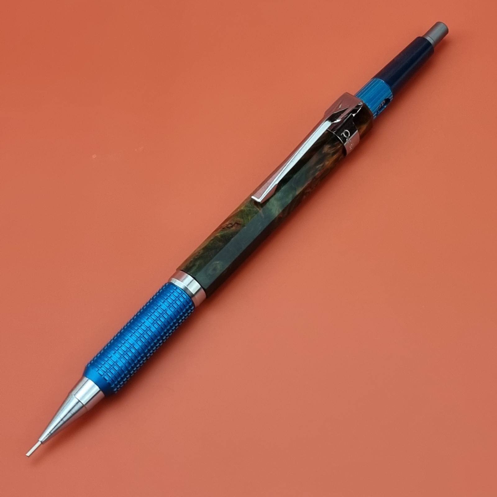 Hand Crafted Pentel PG5 Mechanical Pencil with Octagonal Maple Berl