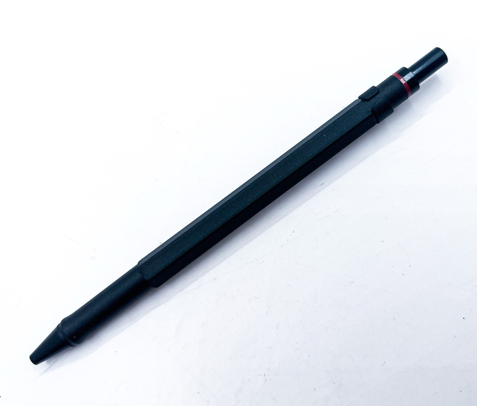 NOS Rotring newton Black Mechanical Pencil 0.7 Double Push Retractable Tip