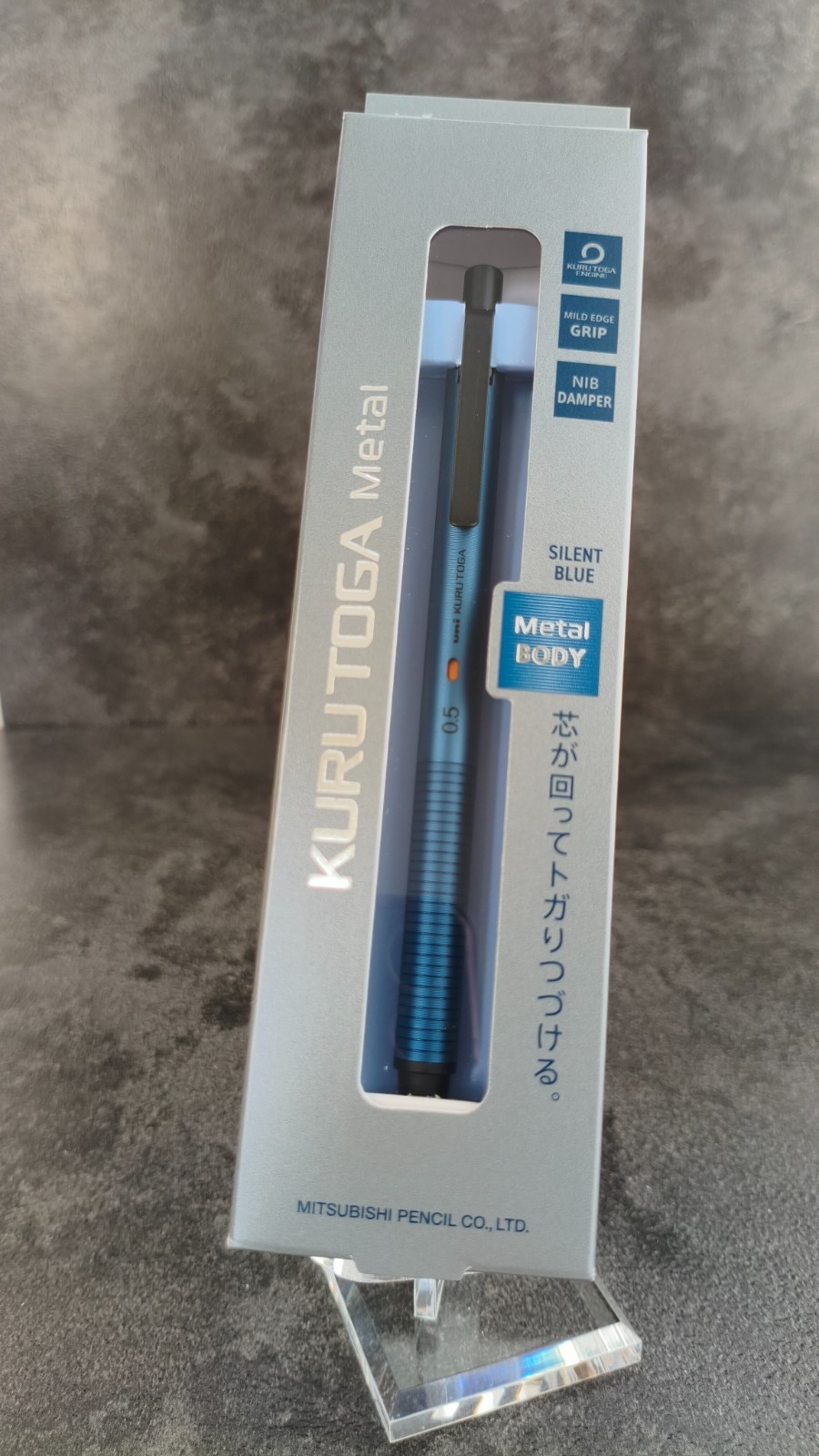Uni KURUTOGA Metal Premium Mechanical Pencil 0.3mm 0.5mm 4 Colors Complete Set