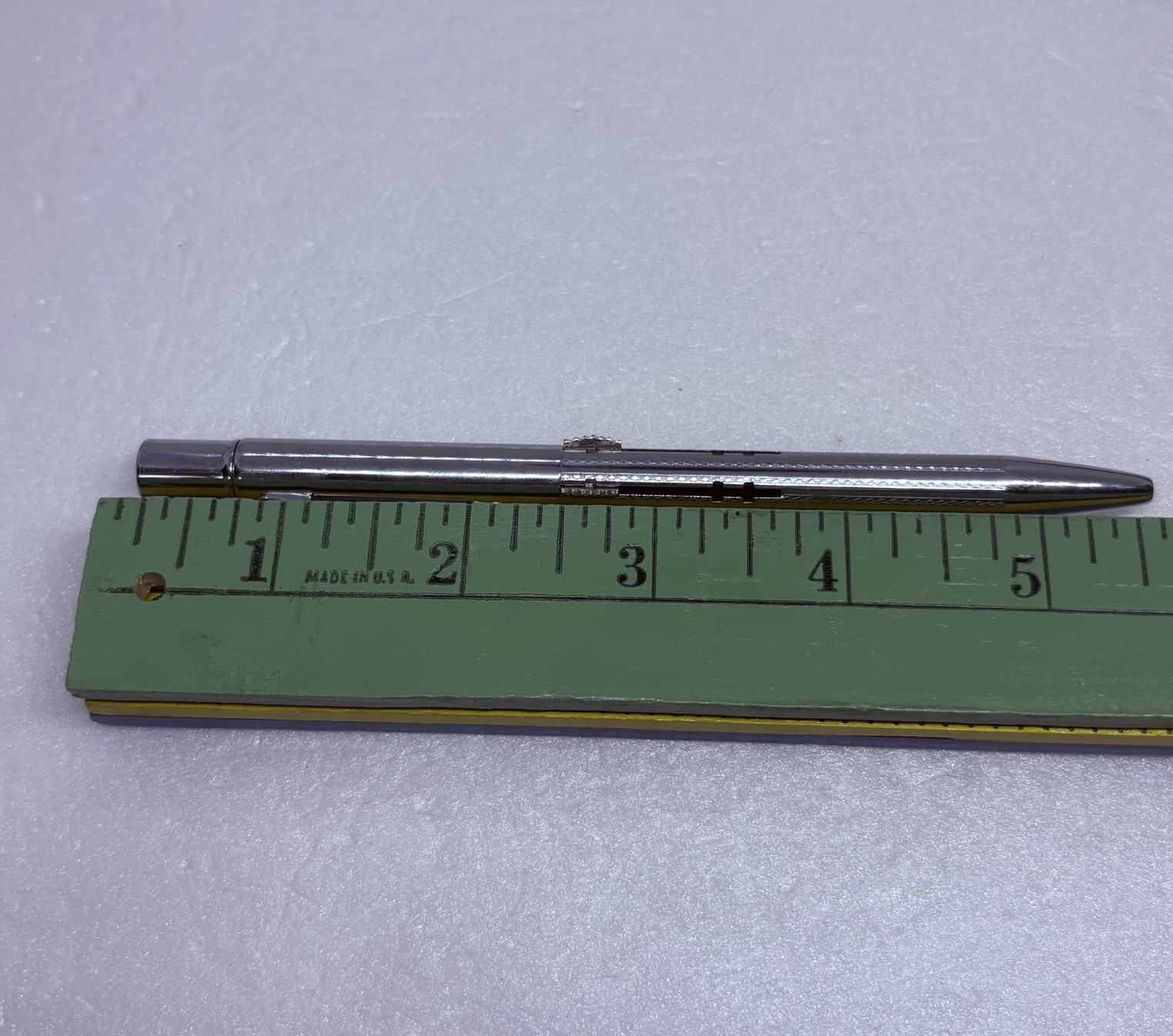 Vintage Norma Chrome Multi 4 Color Mechanical Pencil USA w/ Box #104 Works 7