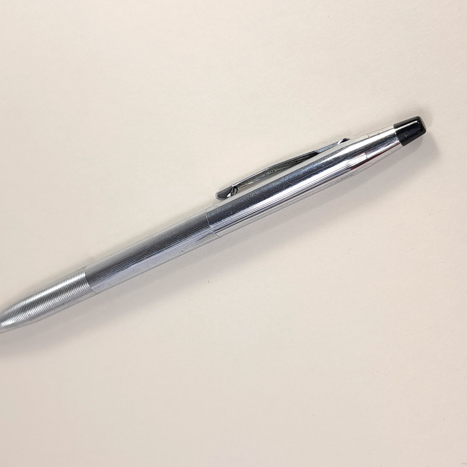Vintage Cross Classic Century Lustrous Chrome Micro-Knurl Mechanical Pencil USA