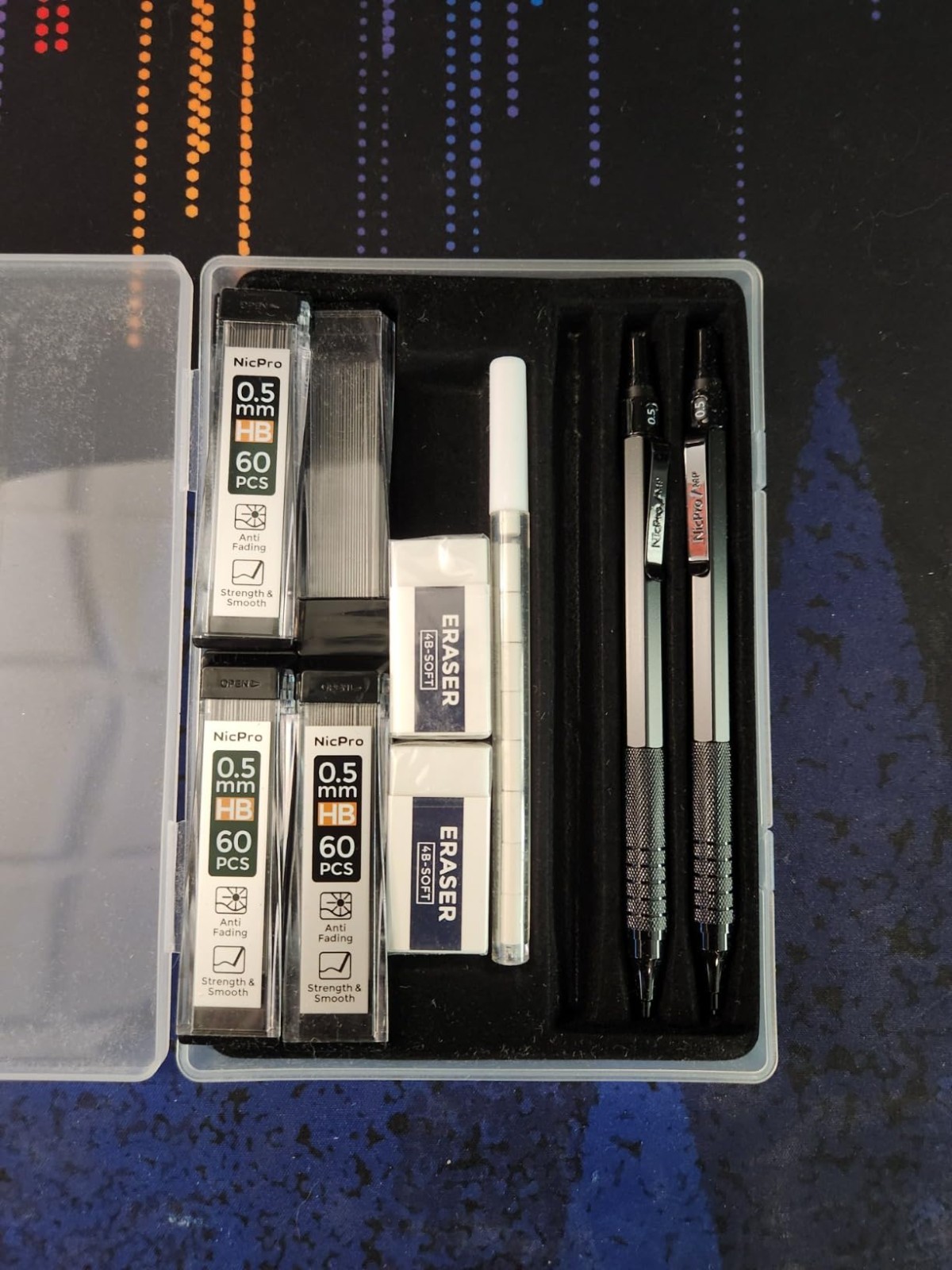 High-Performance 0.7mm Pencil Set with Anti-Skid Grip – Perfect for Architects