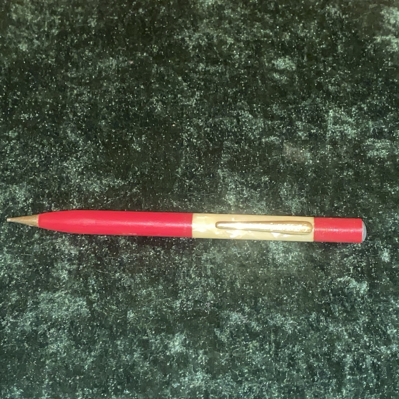 Vintage Maroon Red And Mother of Pearl Schaeffer’s Mechanical Pencil ✏️ Twist