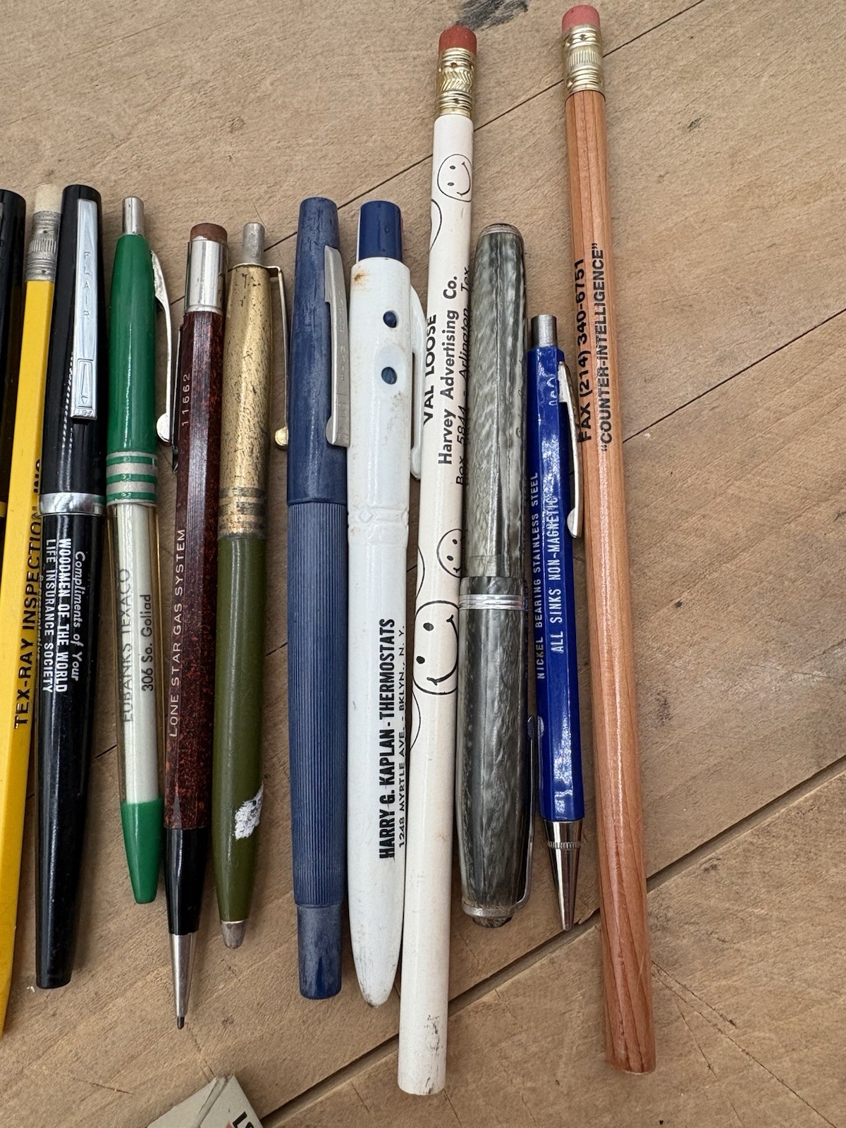 35+ Vintage Advertising Pens/Pencils/Mechanical Scripto Eberhard Faber Stenorace
