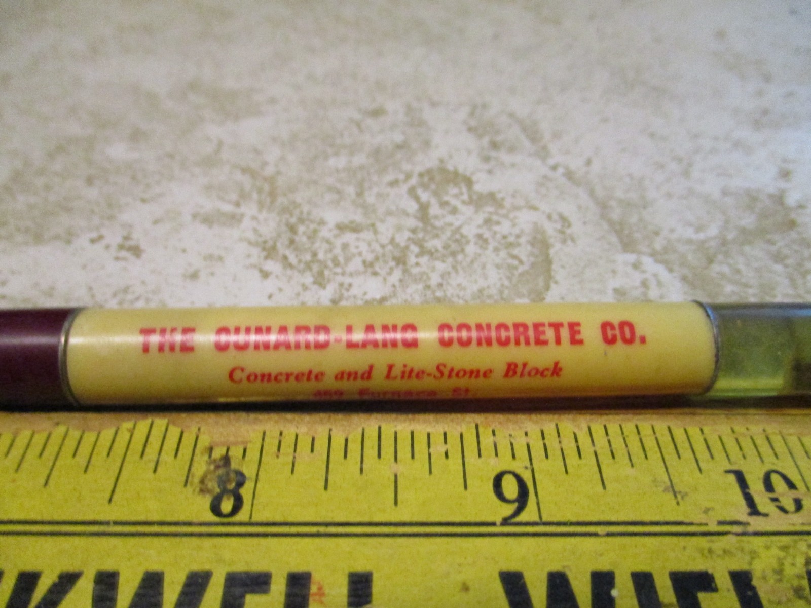 VTG Ritepoint Mechanical Pencil Floaty Cinder Block Dunard Lang Concrete M32
