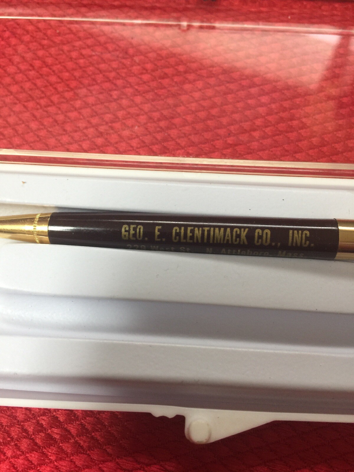 Vintage Vernon Mechanical Pencil Geo E Clentimack Co In Attleboro Mass Fabric