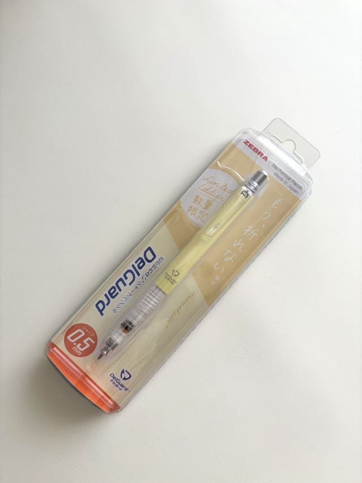 ZEBRA DelGuard 0.5mm Mechanical Pencil Soft Pastel Series 6 Colors Set Limited