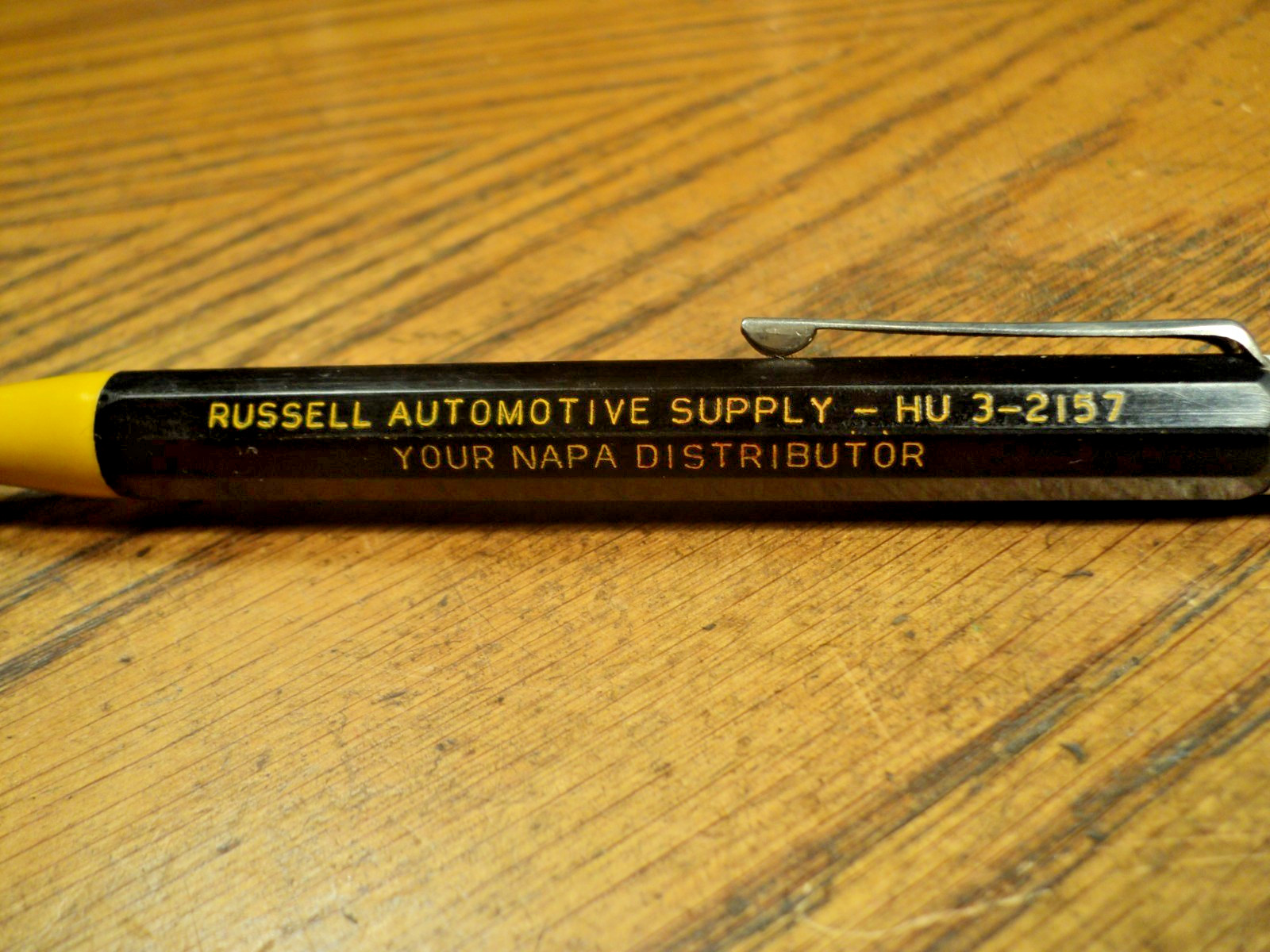 Vintage Autopoint Mechanical Pencil Russell Automotive 5-3/4″ NAPA