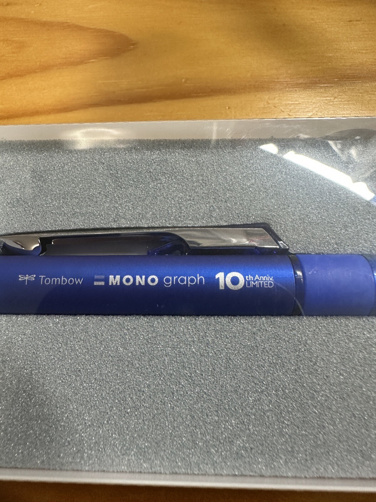 MONO graph 10th Anniversary Mechanical Pencils Tombow Shaker 0.5mm MONO Blue